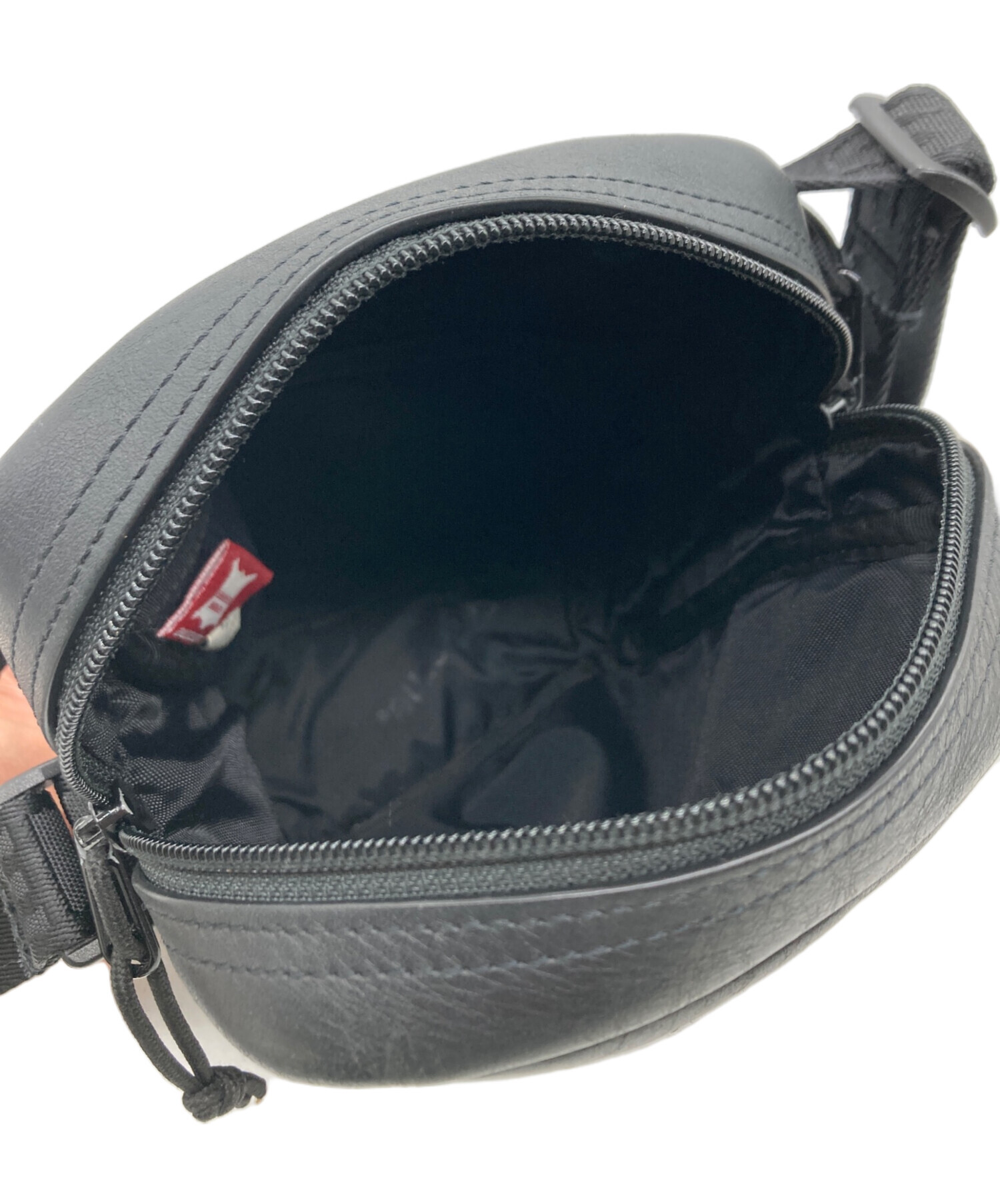 中古・古着通販】Supreme (シュプリーム) レザーショルダーバッグ