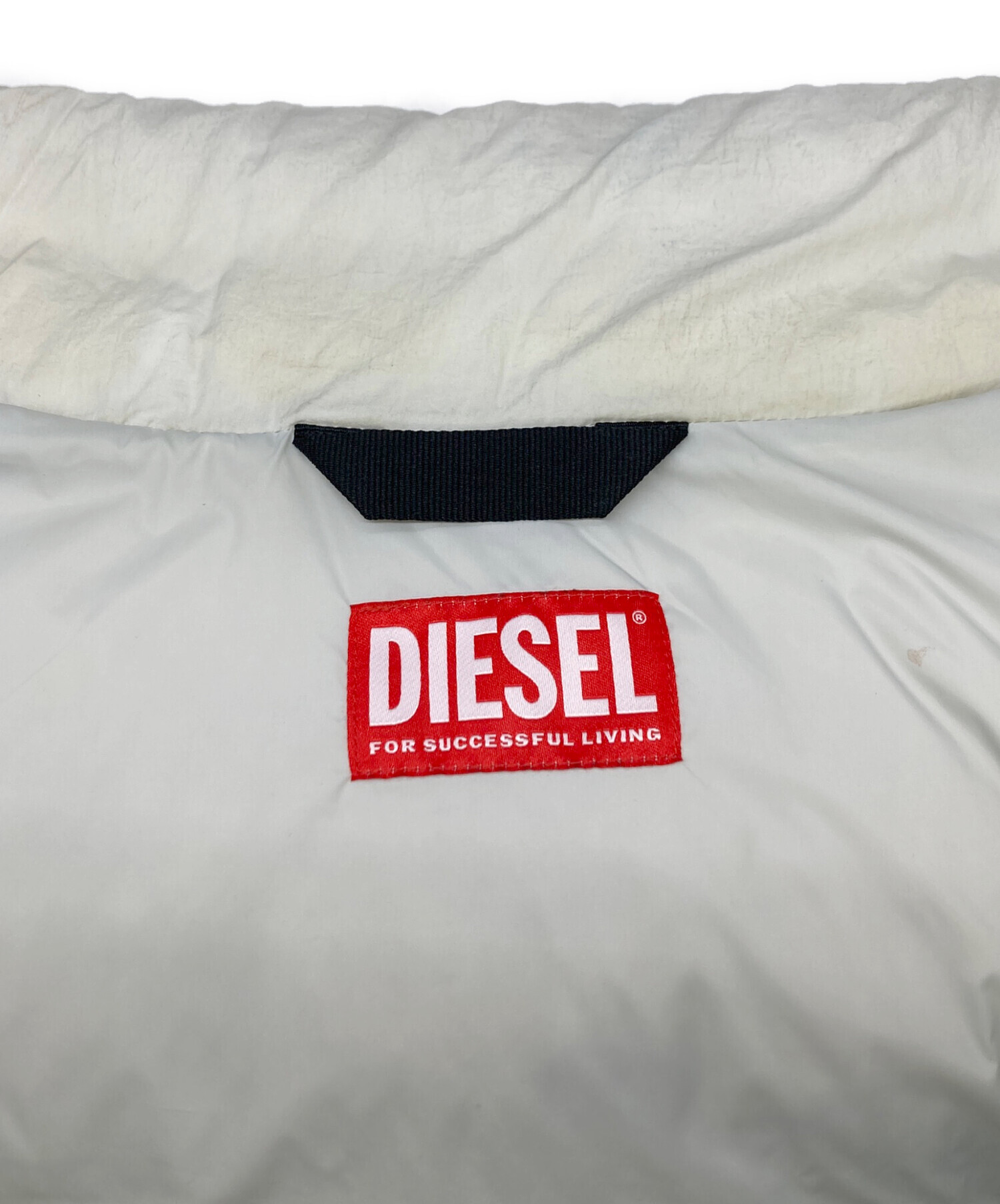 中古・古着通販】DIESEL (ディーゼル) ダウンベスト グレー サイズ:XL
