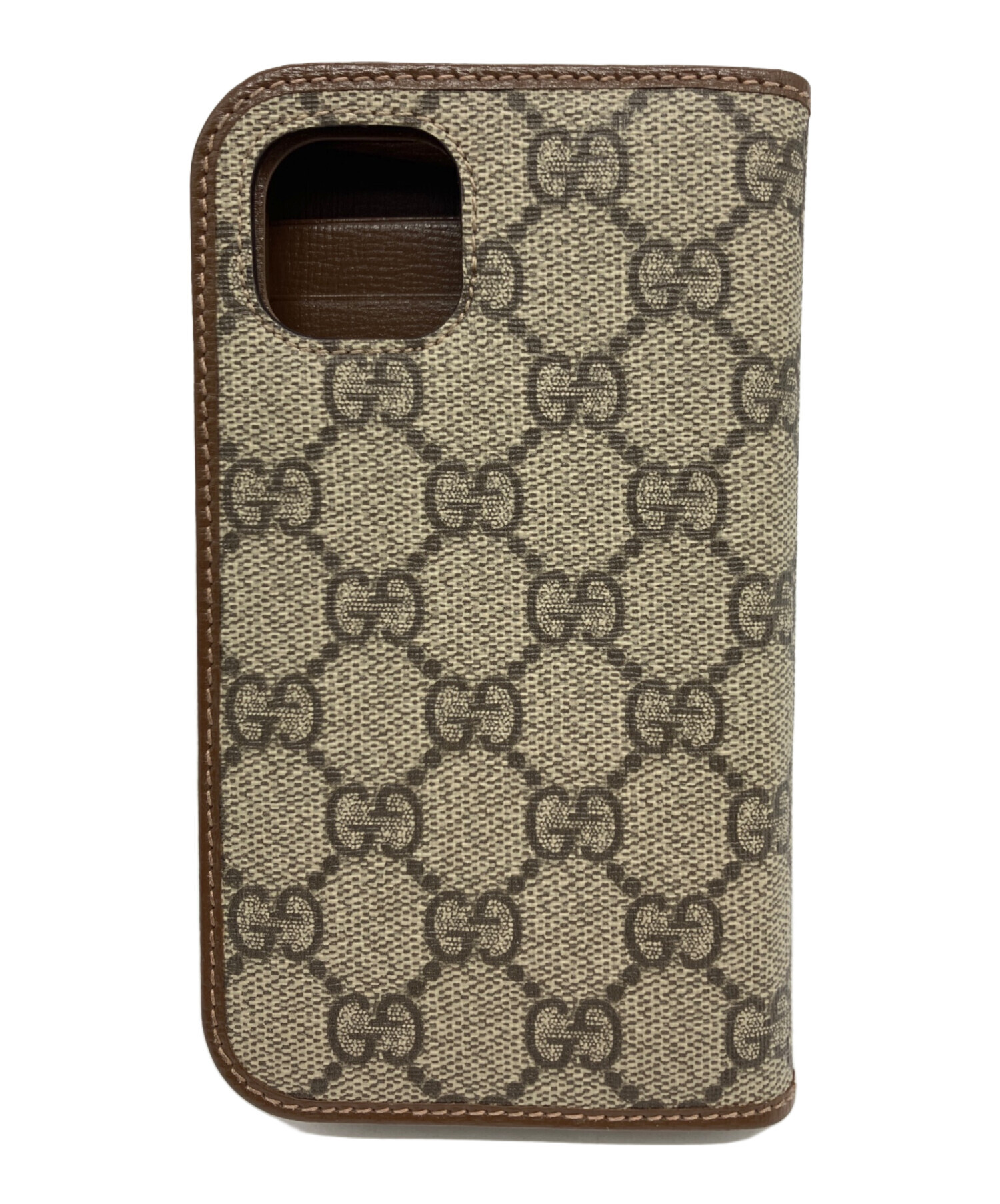 中古・古着通販】GUCCI (グッチ) iPhone15 スマホケース ブラウン