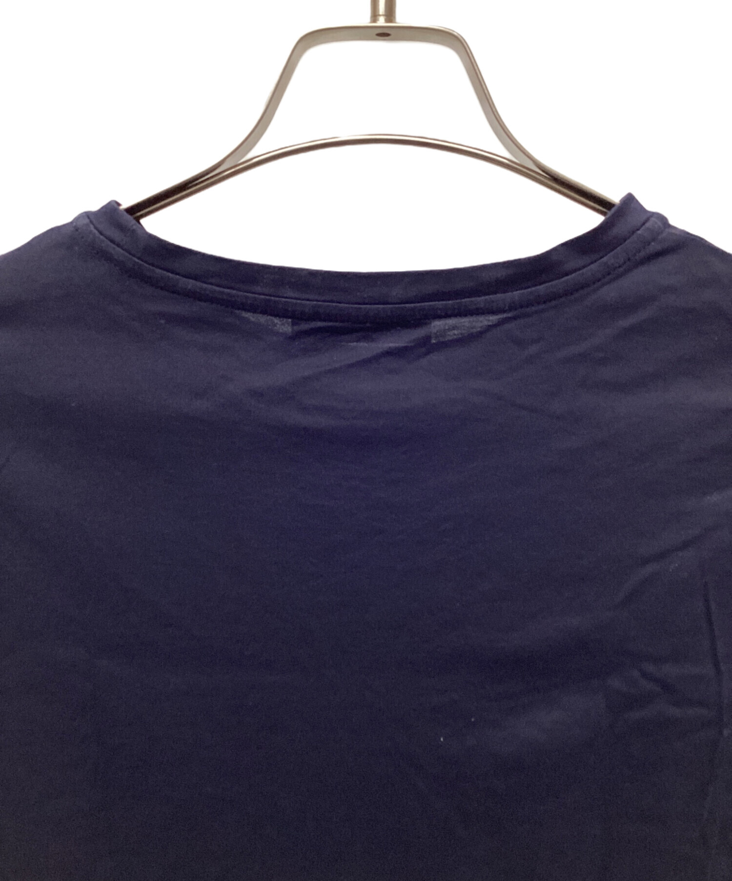 中古・古着通販】PRADA (プラダ) ロゴプリントTシャツ ネイビー