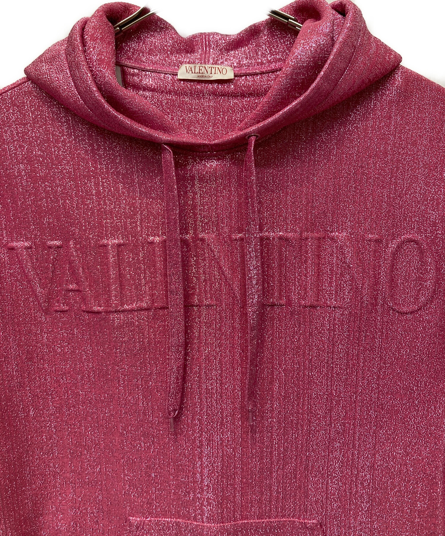 レッドヴァレンチノ☆パーカー ヴァレンチノ(Valentino)ヴァレンチノ ロゴ フーディ パーカー 衣料品