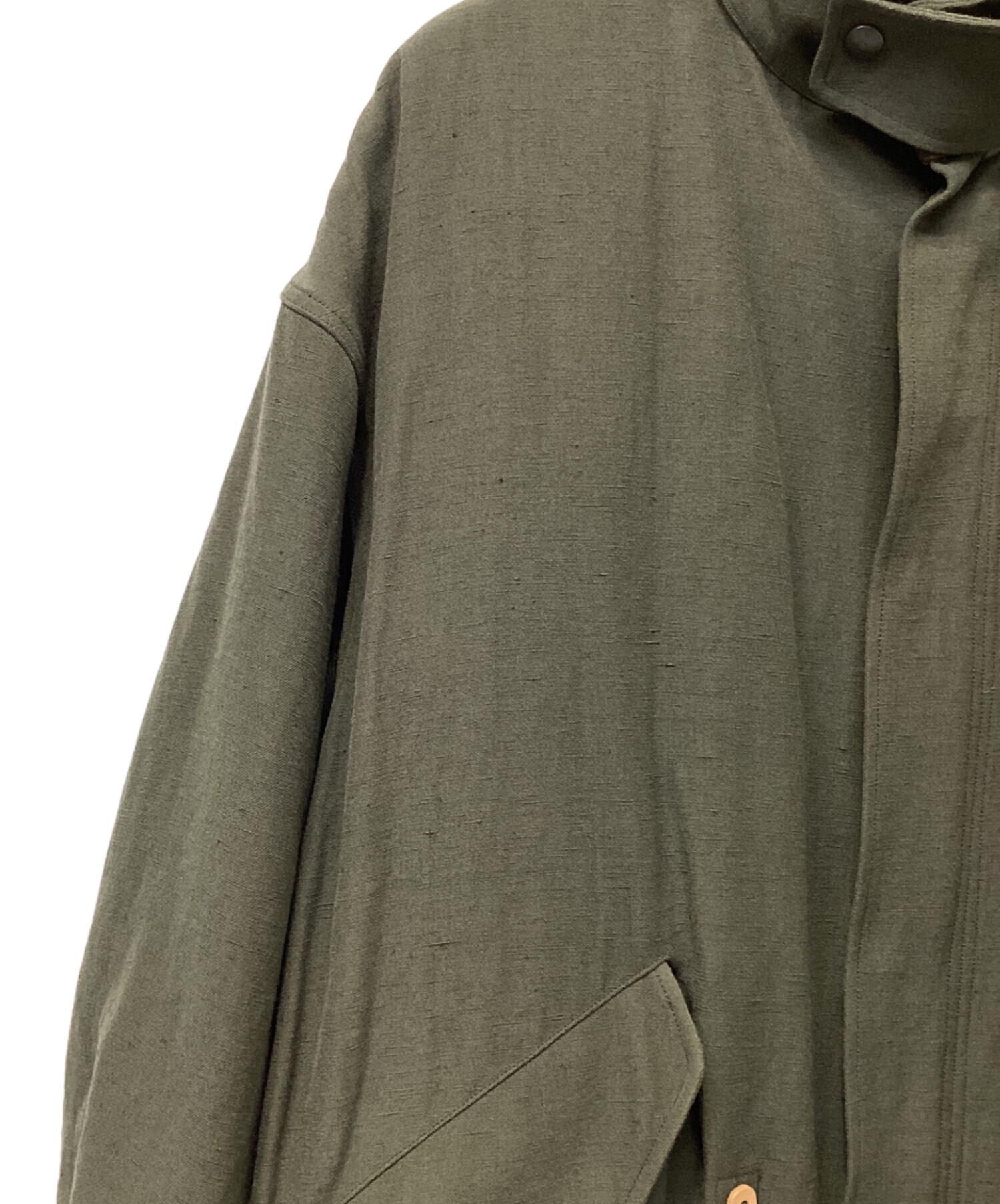 中古・古着通販】MARKA (マーカ) MODS PARKA - wool×linen backsatin