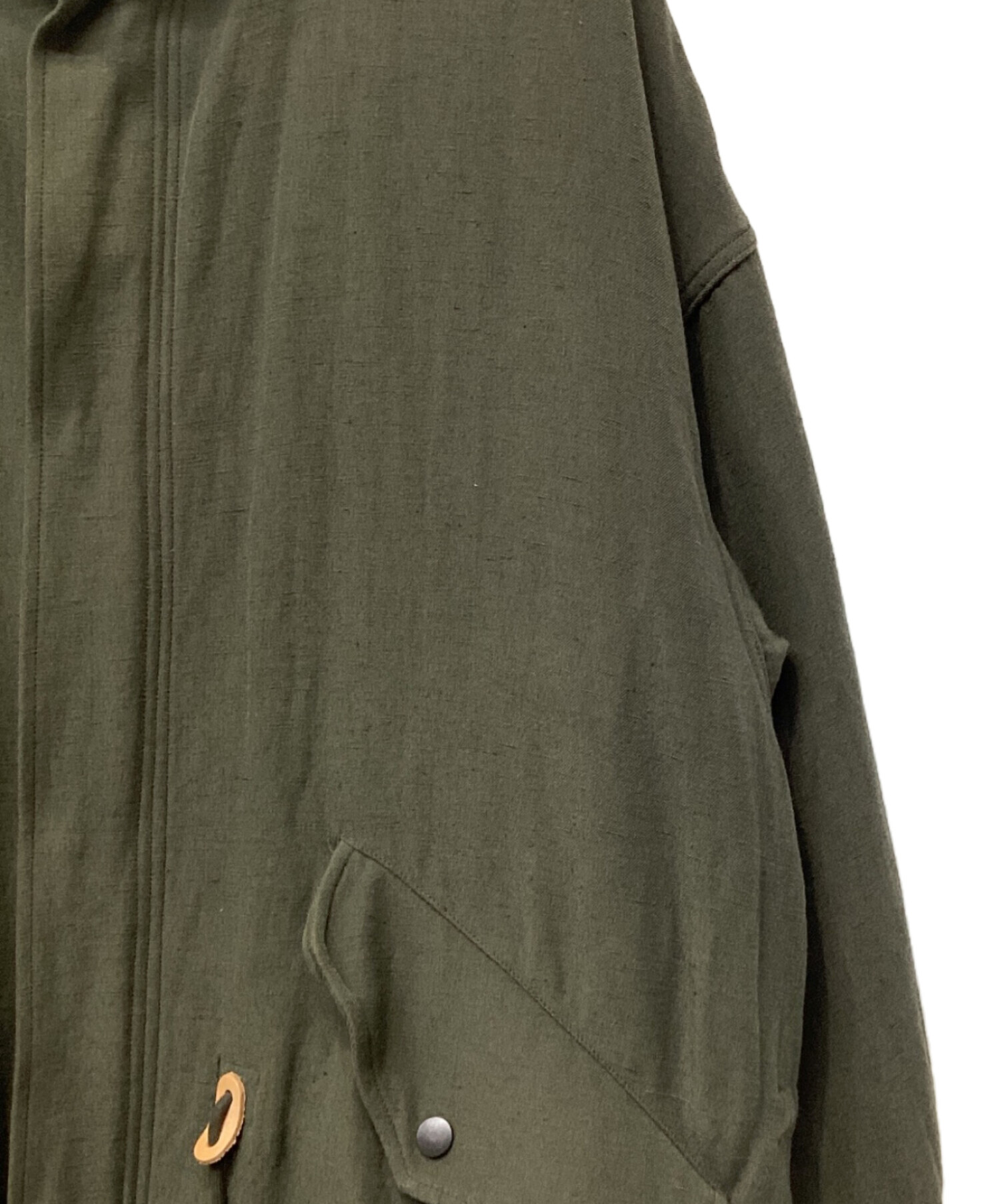 中古・古着通販】MARKA (マーカ) MODS PARKA - wool×linen backsatin