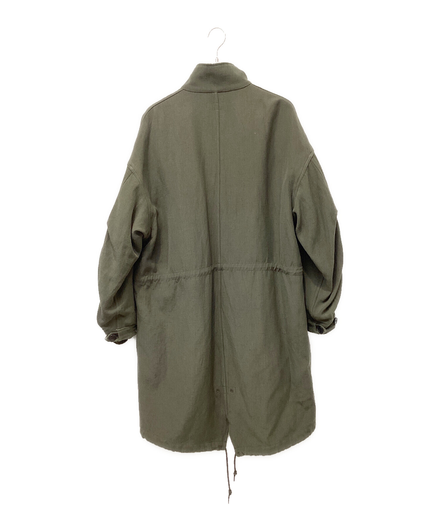 中古・古着通販】MARKA (マーカ) MODS PARKA - wool×linen backsatin