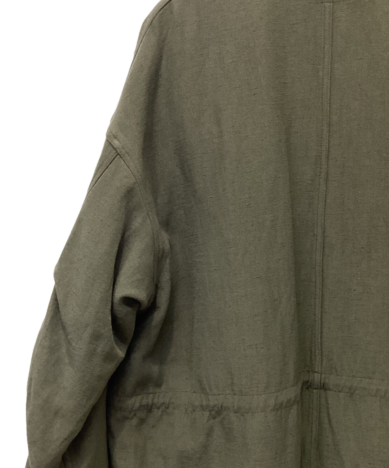 中古・古着通販】MARKA (マーカ) MODS PARKA - wool×linen backsatin