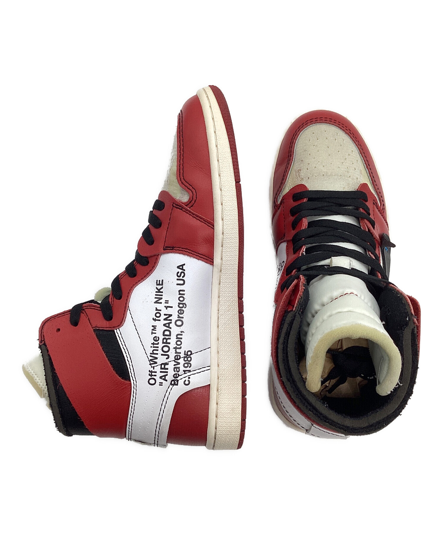 中古・古着通販】NIKE (ナイキ) OFFWHITE (オフホワイト) Air Jordan 1