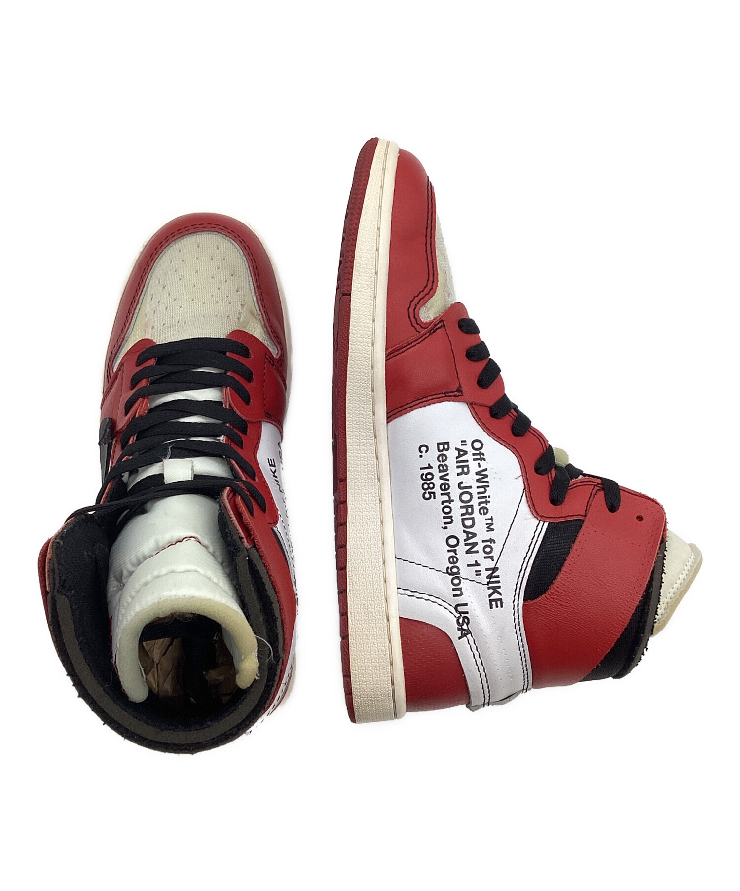 中古・古着通販】NIKE (ナイキ) OFFWHITE (オフホワイト) Air Jordan 1