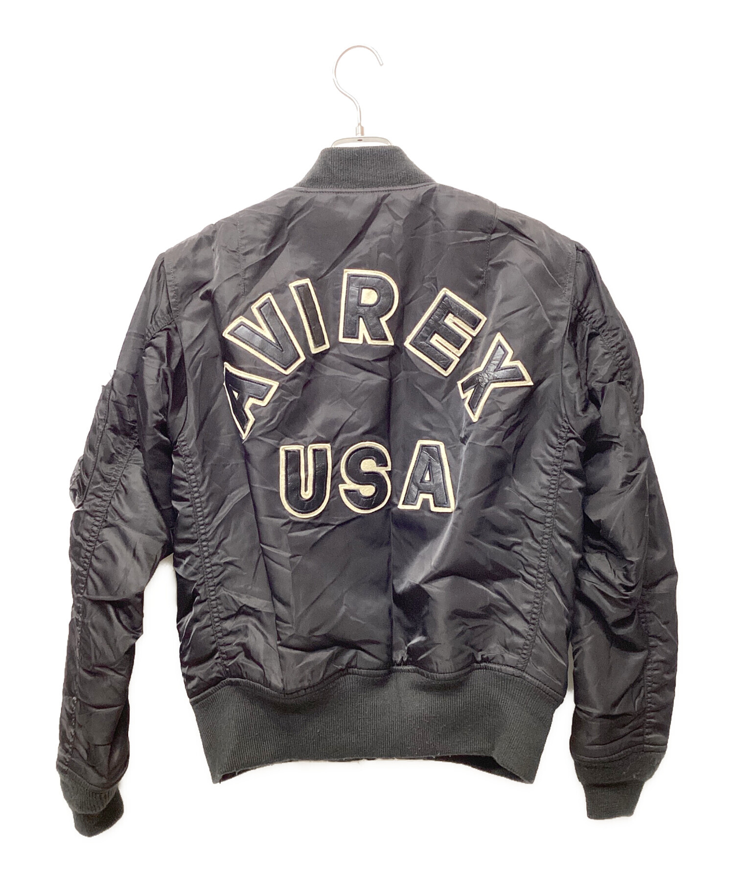 中古・古着通販】AVIREX (アヴィレックス) MA-1ジャケット ブラック