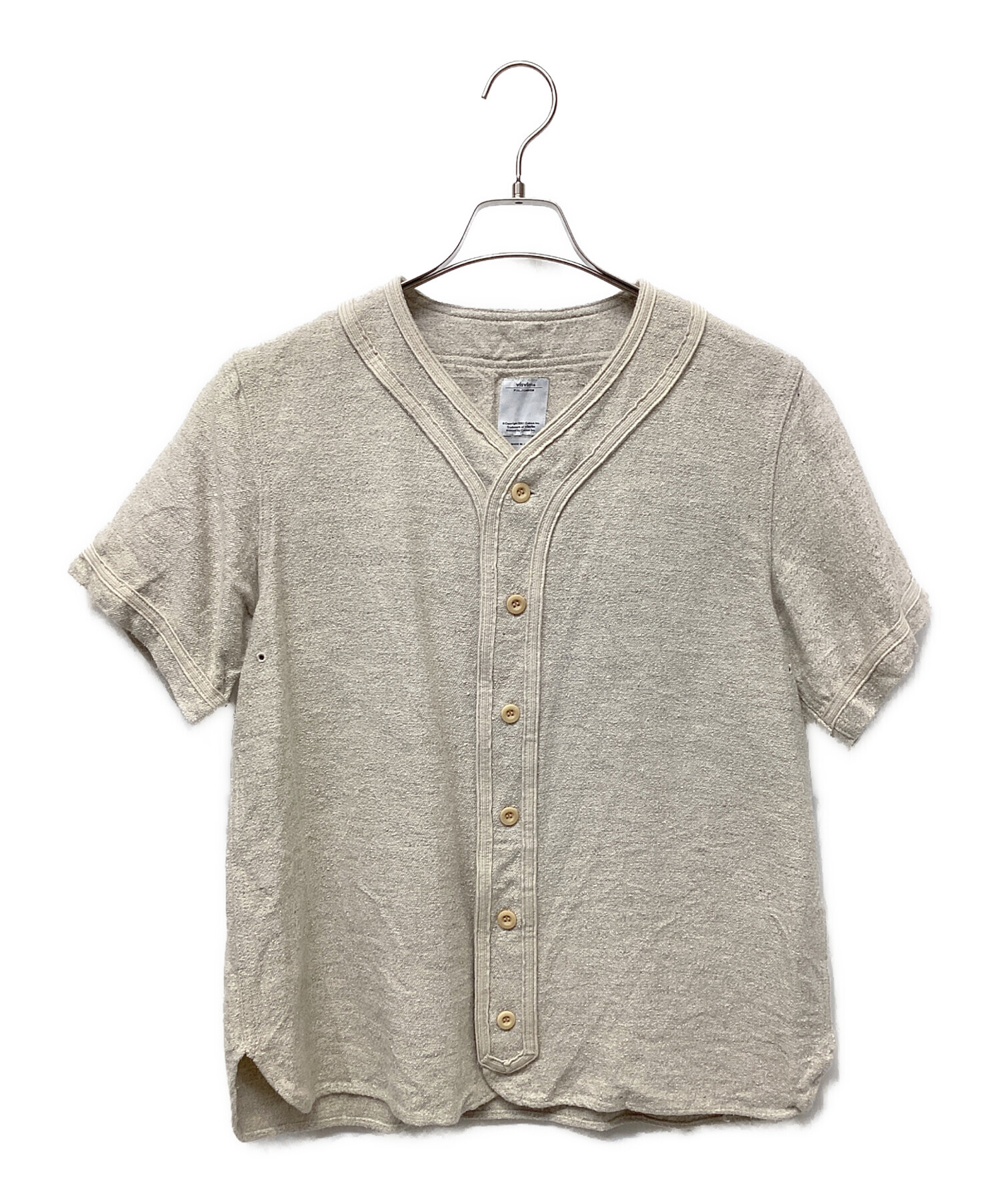 中古・古着通販】VISVIM (ビズビム) DUGOUT SHIRT S/S WOOL/LINEN 