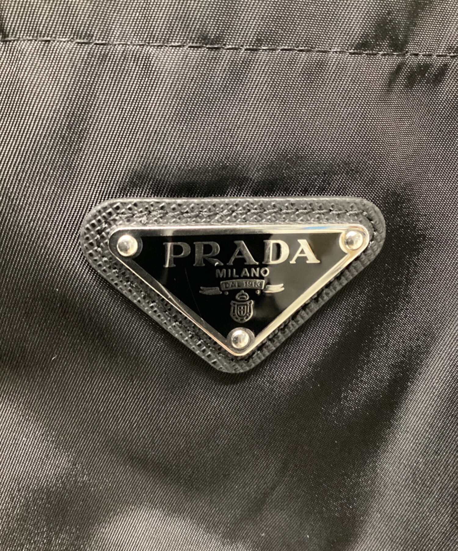 中古・古着通販】PRADA (プラダ) トライアングルロゴコーチジャケット