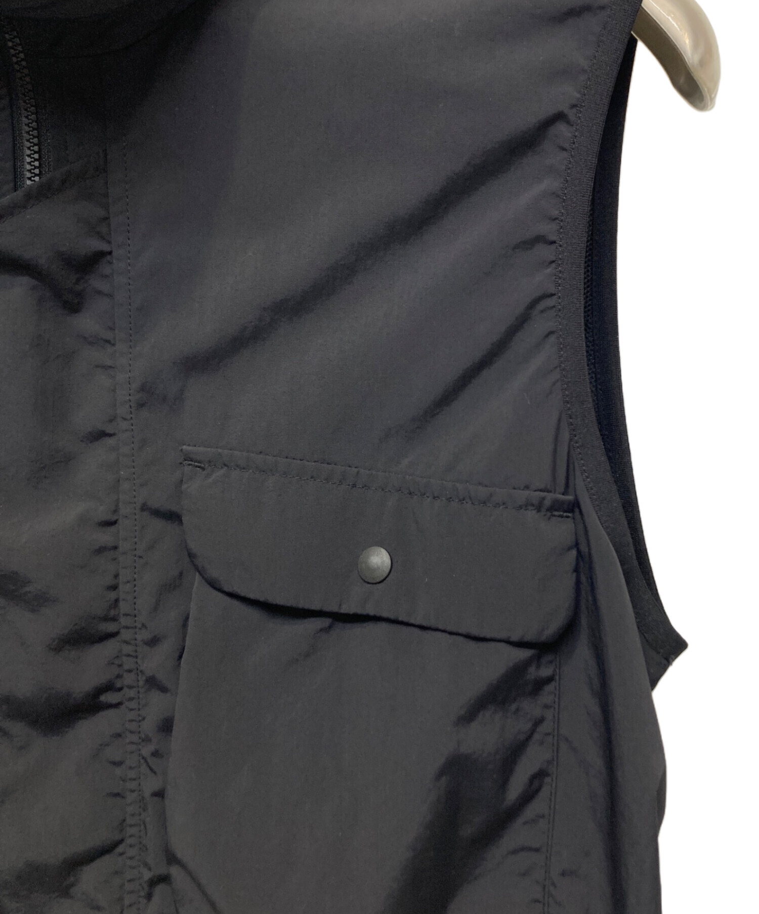 中古・古着通販】MARMOT (マーモット) ナイロンベスト ブラック サイズ 
