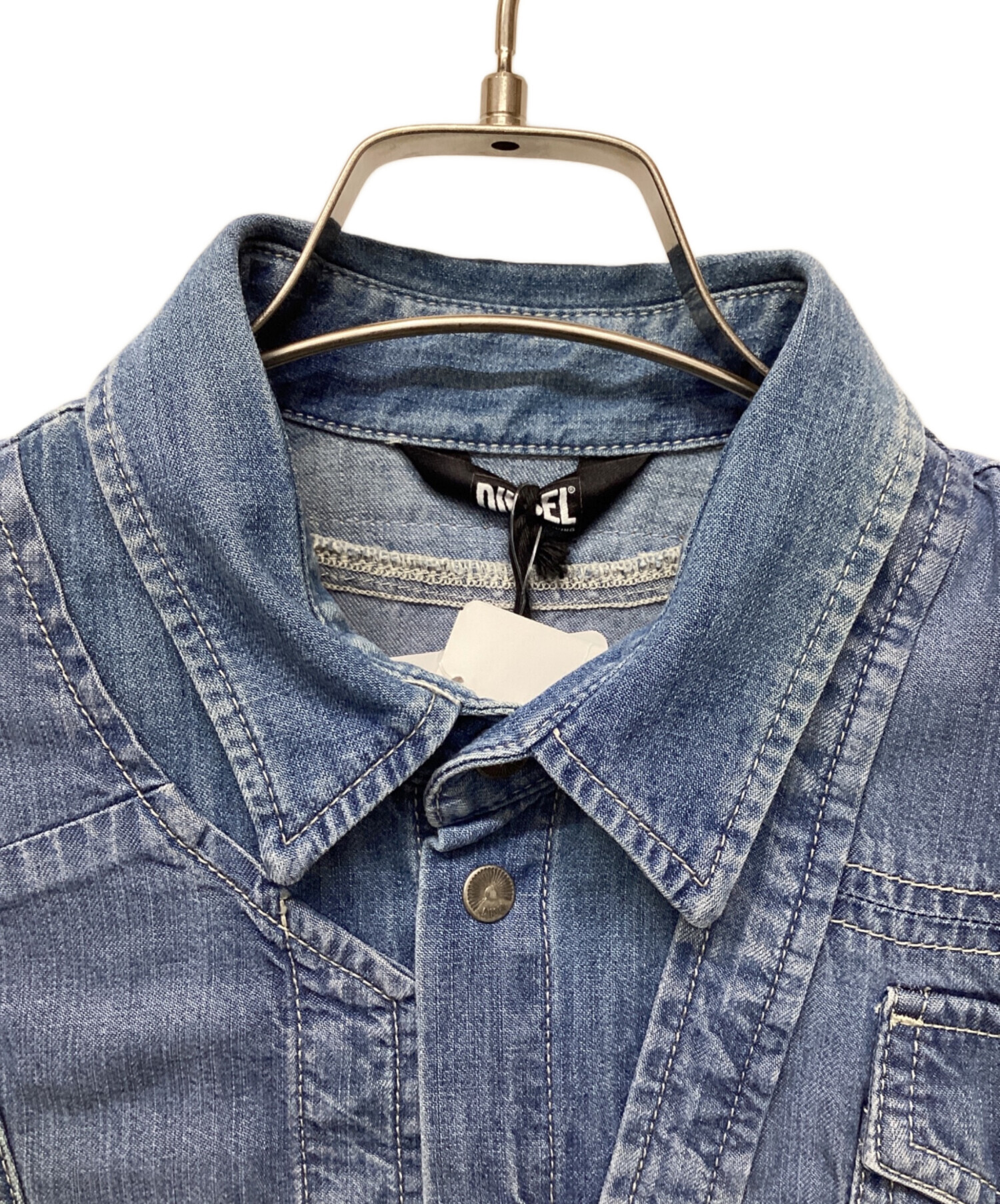 中古・古着通販】DIESEL (ディーゼル) デニムシャツ スカイブルー 