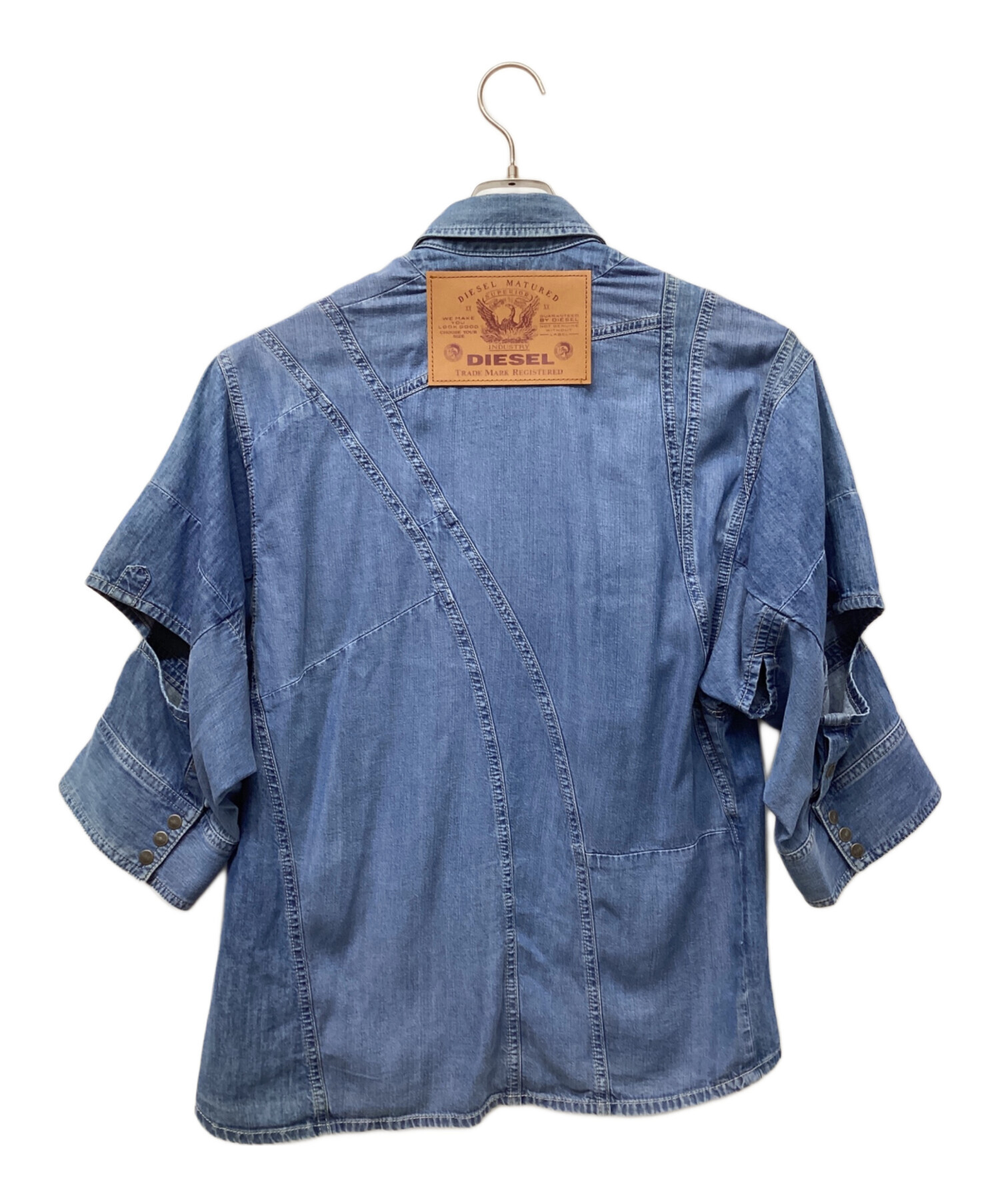 中古・古着通販】DIESEL (ディーゼル) デニムシャツ スカイブルー 