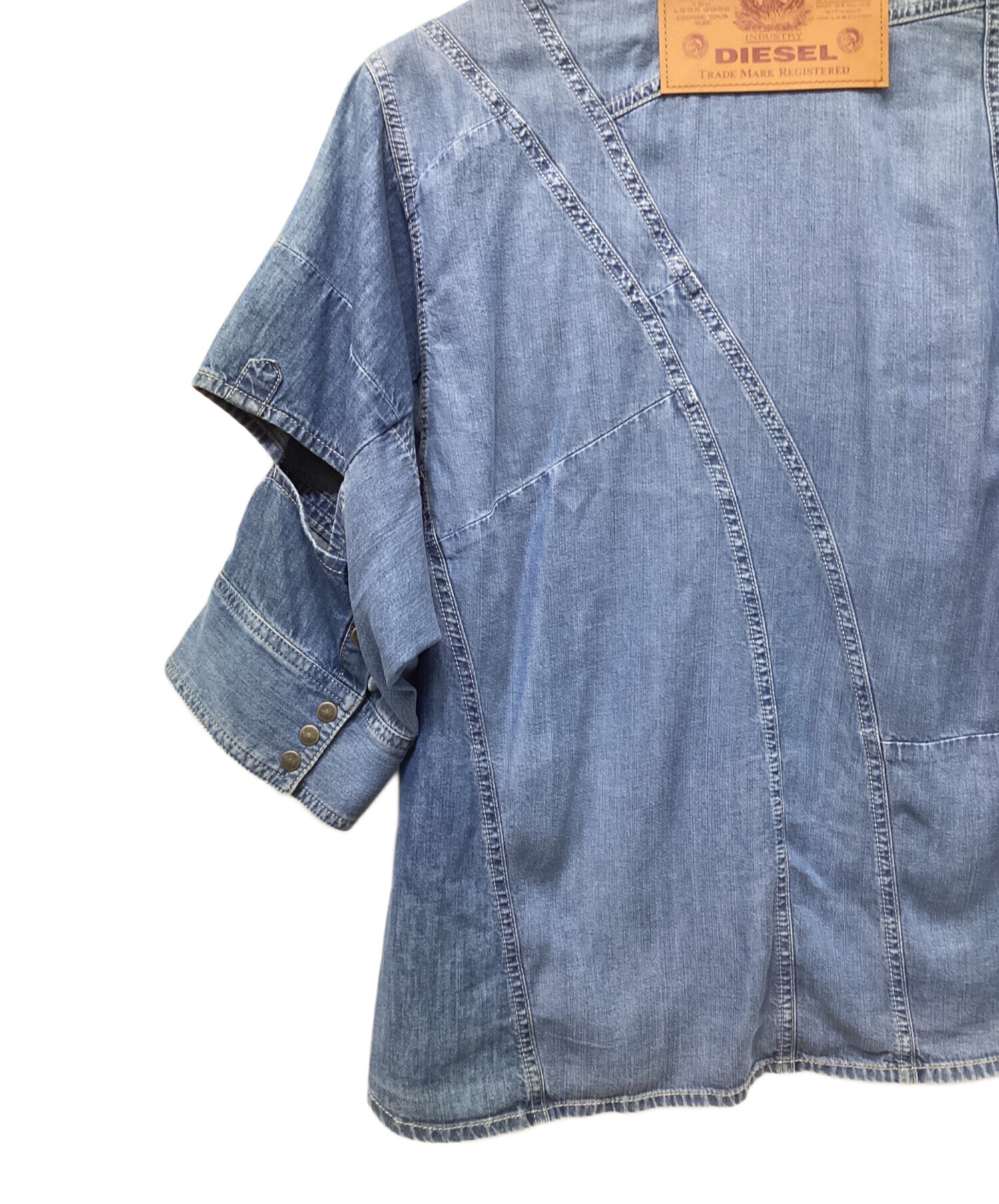 中古・古着通販】DIESEL (ディーゼル) デニムシャツ スカイブルー 
