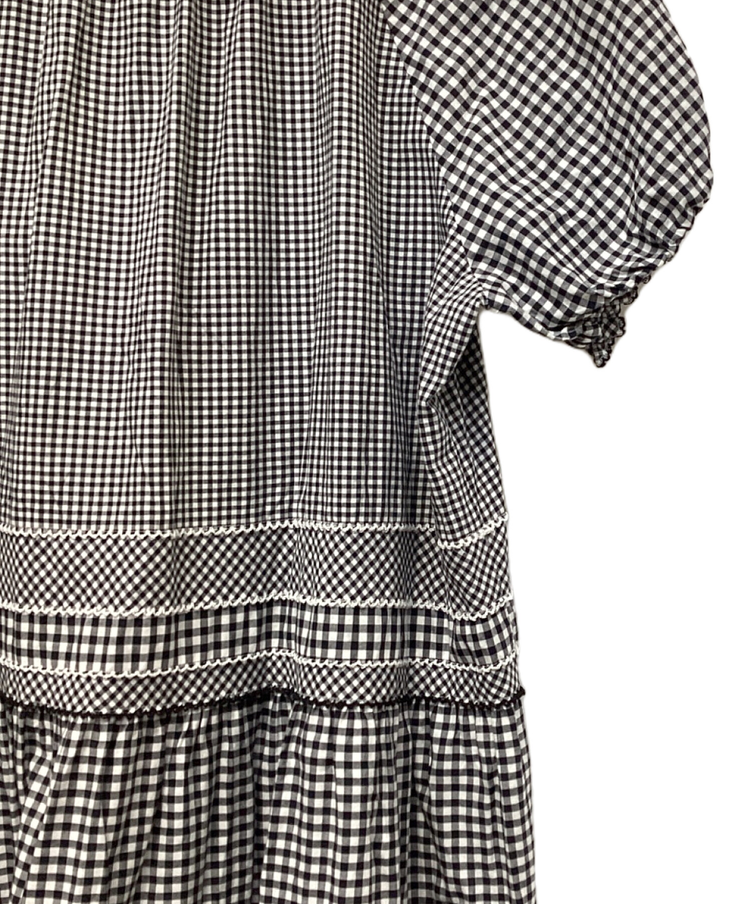 中古・古着通販】PINK HOUSE (ピンクハウス) 半袖ワンピース グレー