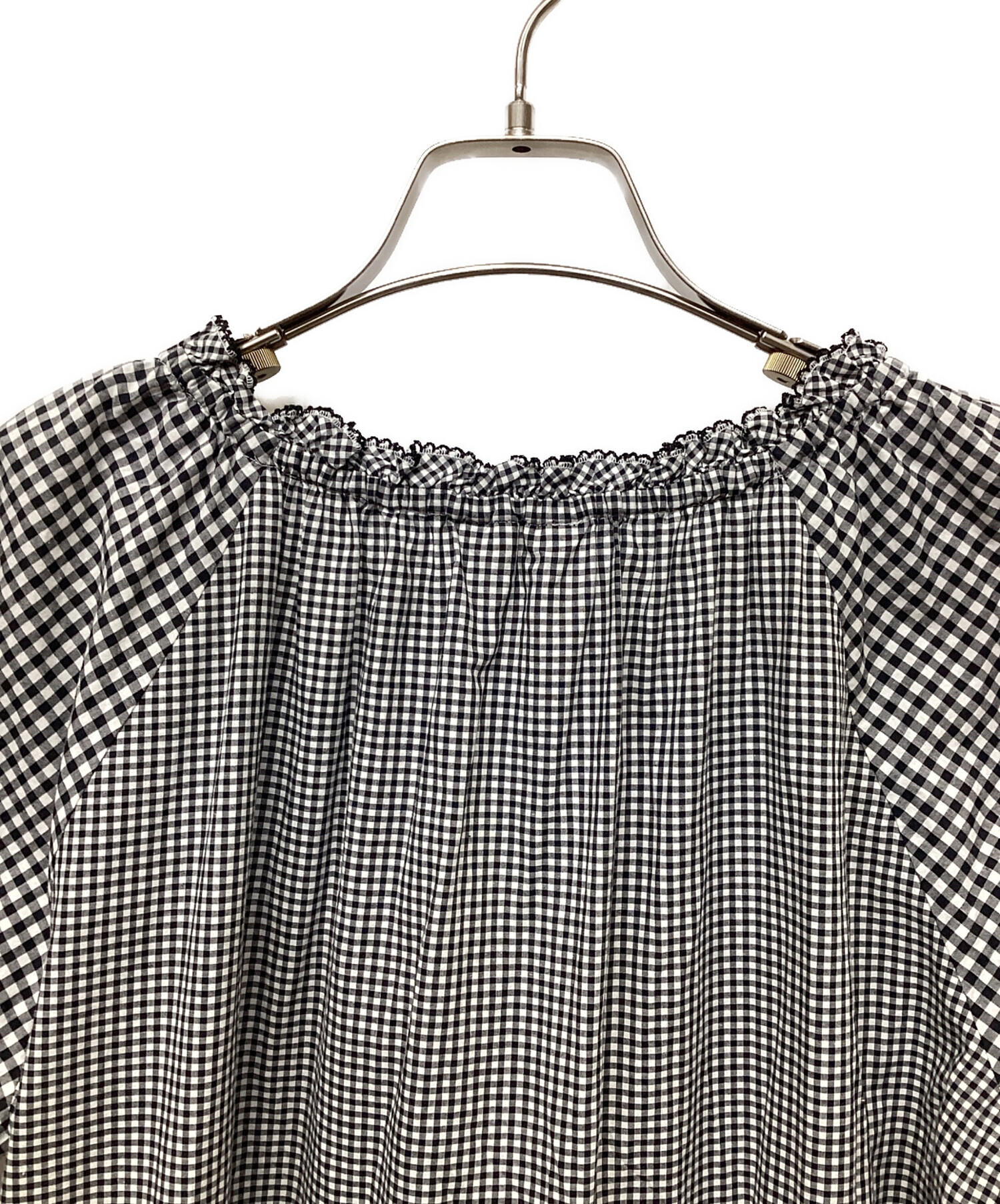 中古・古着通販】PINK HOUSE (ピンクハウス) 半袖ワンピース グレー