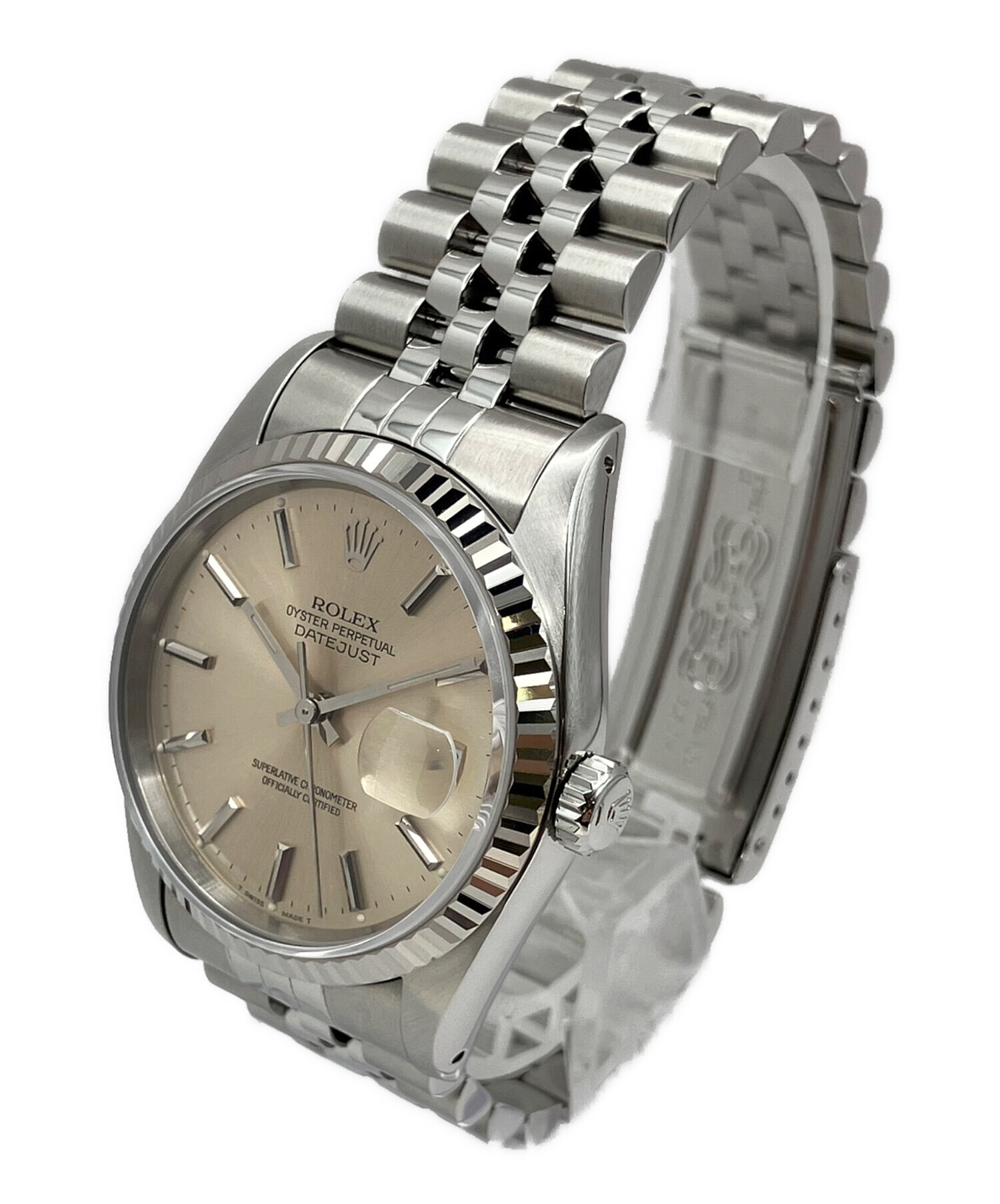 ロレックス ROLEX デイトジャスト シルバー 36mm ⁄ ROLEX