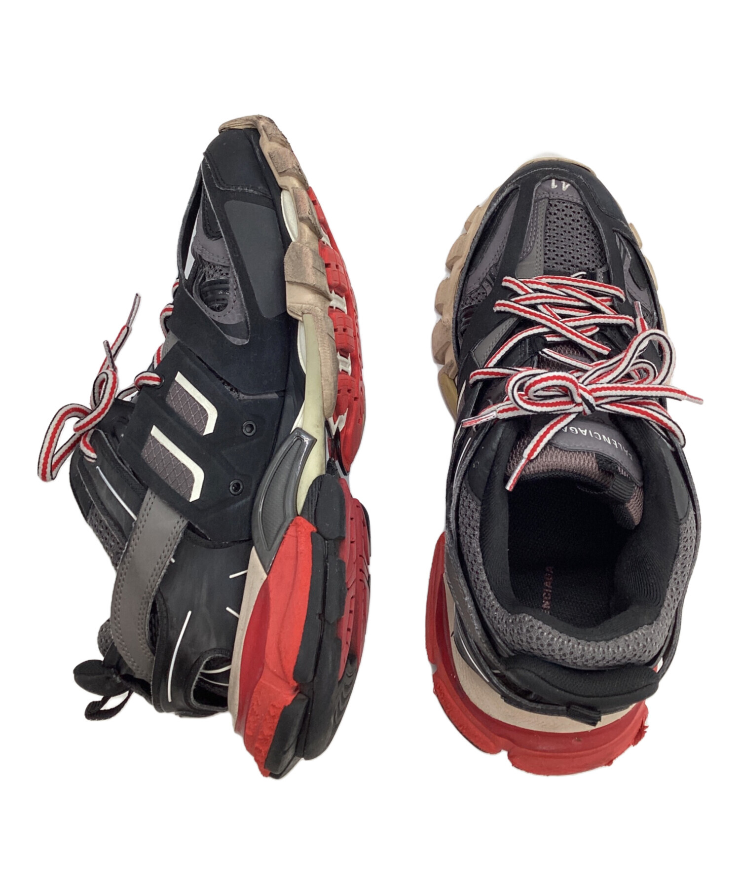 中古・古着通販】BALENCIAGA (バレンシアガ) TRACK グレー サイズ:27cm