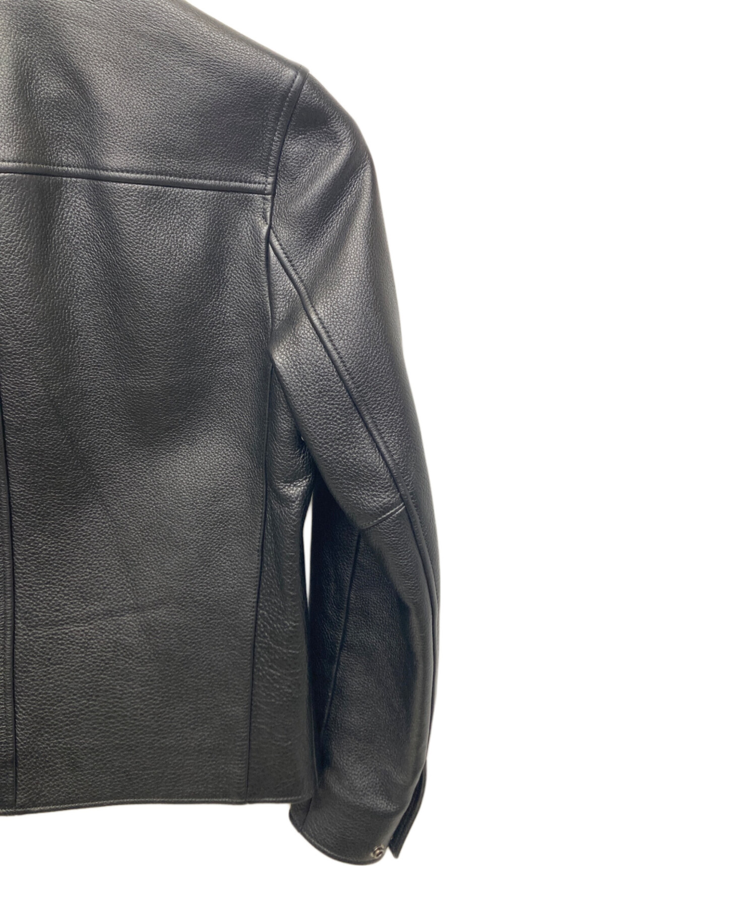 中古・古着通販】COACH (コーチ) ライダースジャケット ブラック