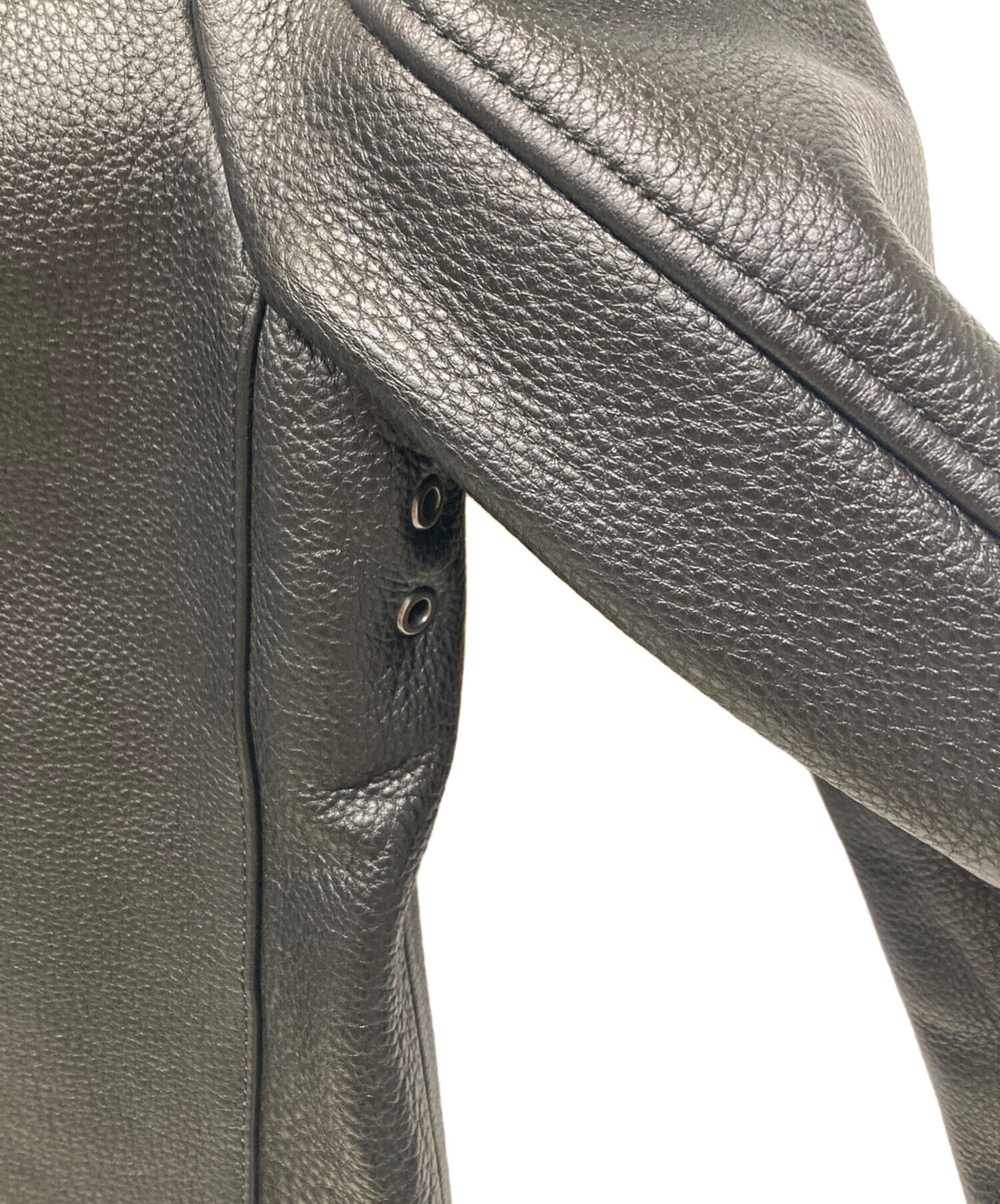 中古・古着通販】COACH (コーチ) ライダースジャケット ブラック