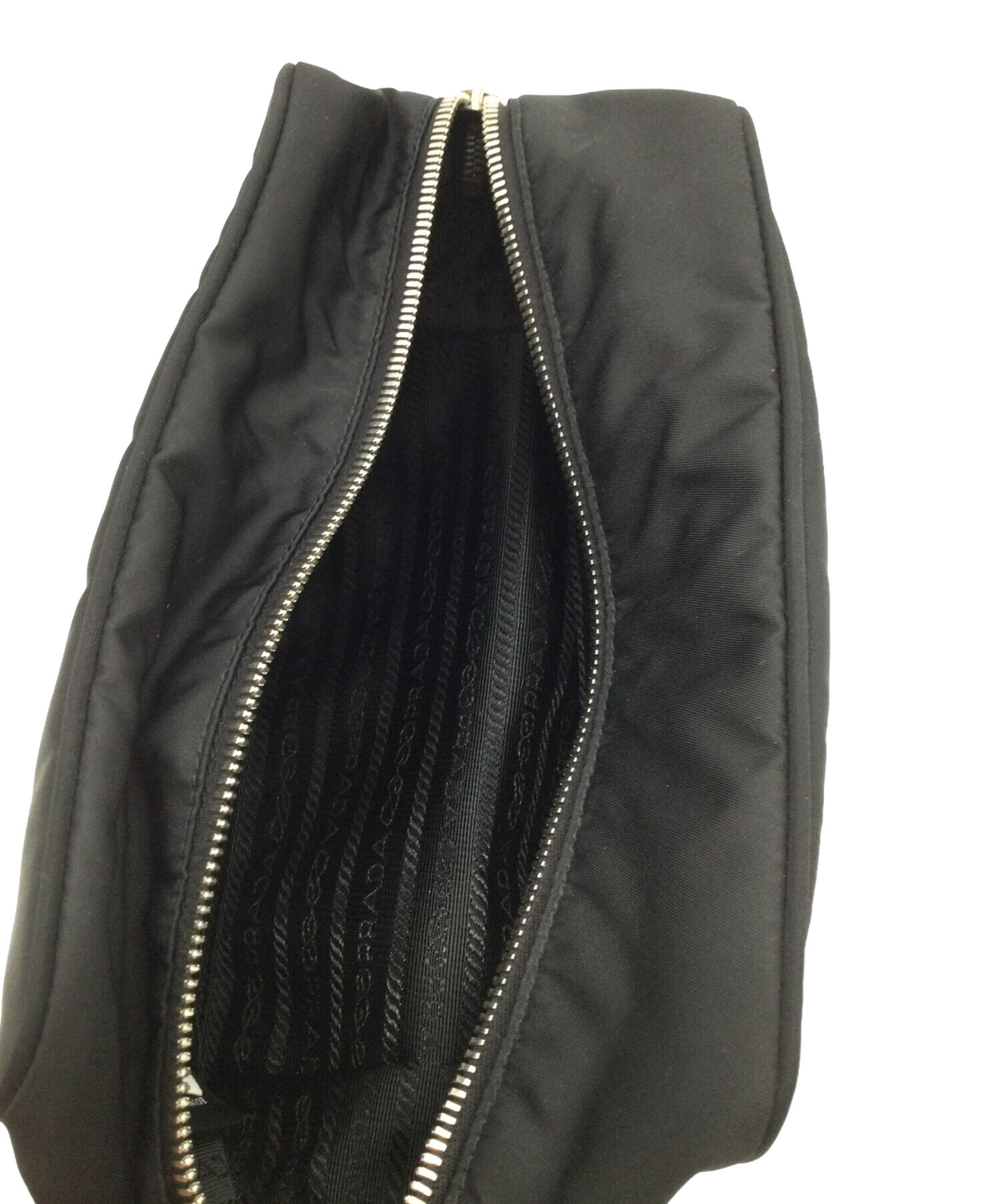 中古・古着通販】PRADA (プラダ) セカンドバッグ ブラック｜ブランド 