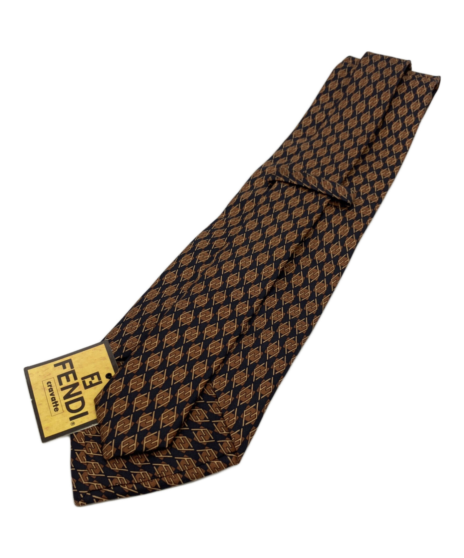 中古・古着通販】FENDI (フェンディ) ネクタイ ブラウン サイズ:無し