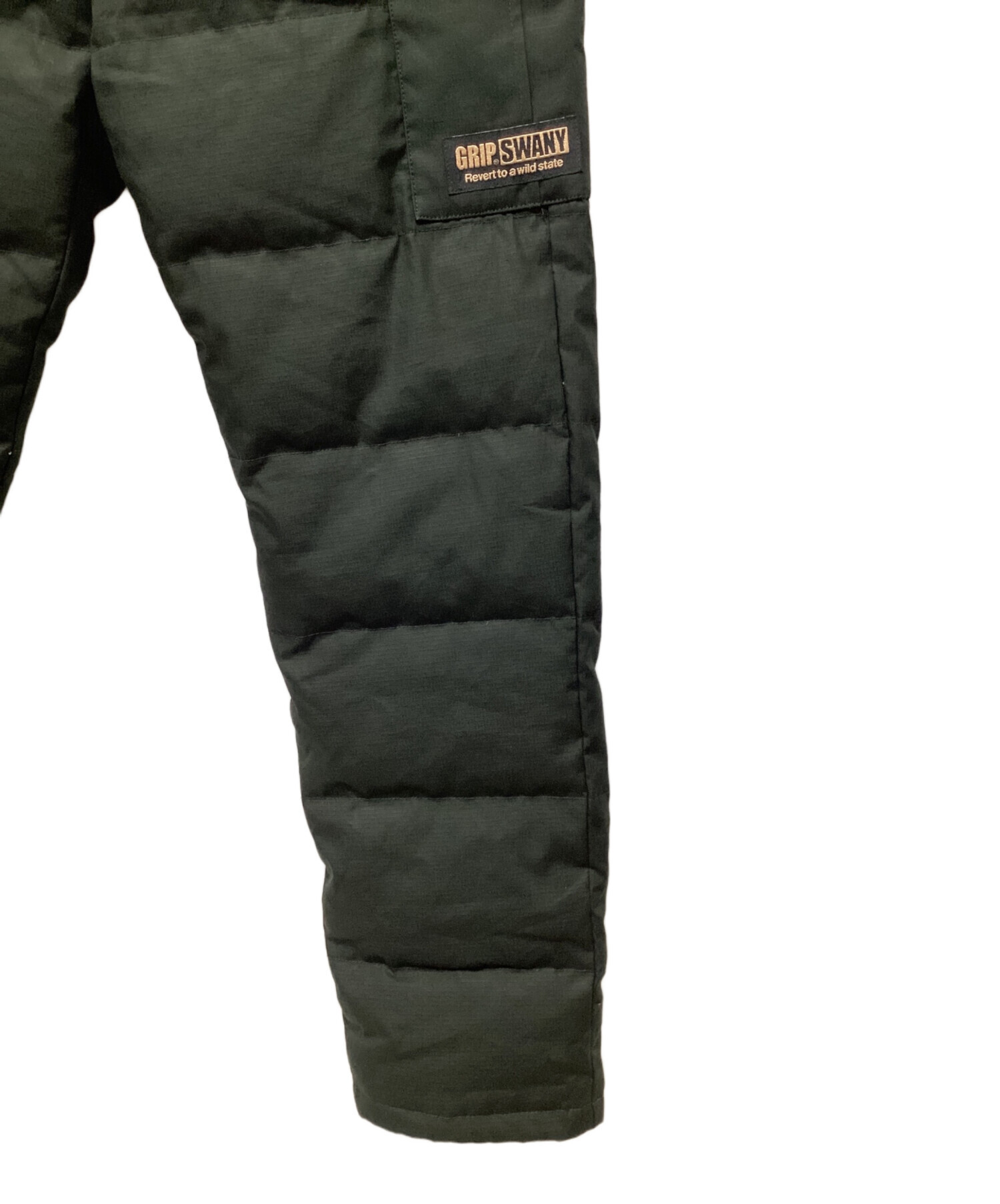 中古・古着通販】GRIP SWANY (グリップスワニー) ダウンパンツ カーキ