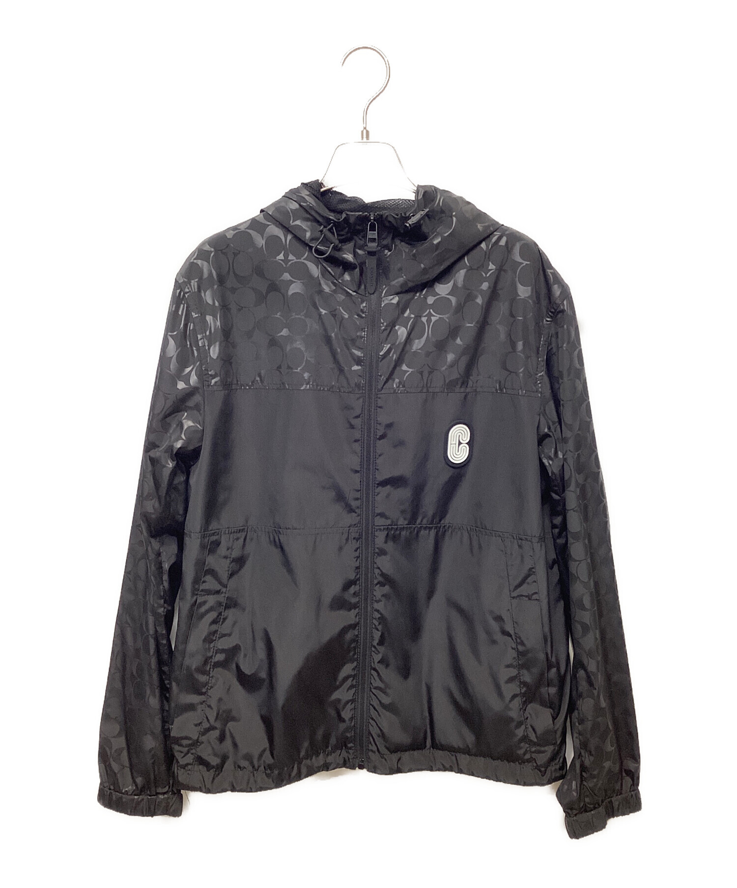 中古・古着通販】COACH (コーチ) ナイロンジャケット ブラック サイズ 