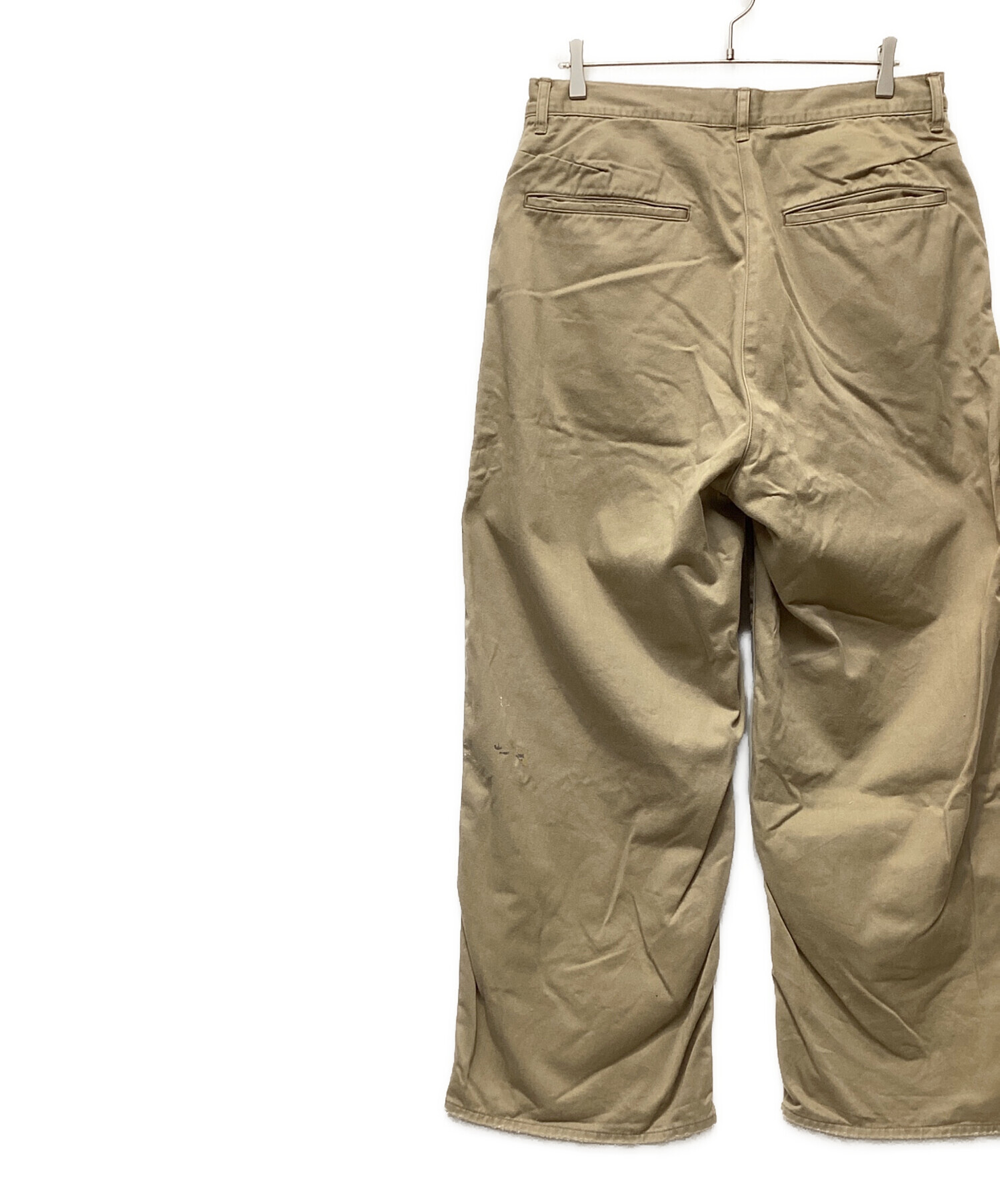 中古・古着通販】ANCELLM (アンセルム) REMAKE WIDE CHINO TROUSERS