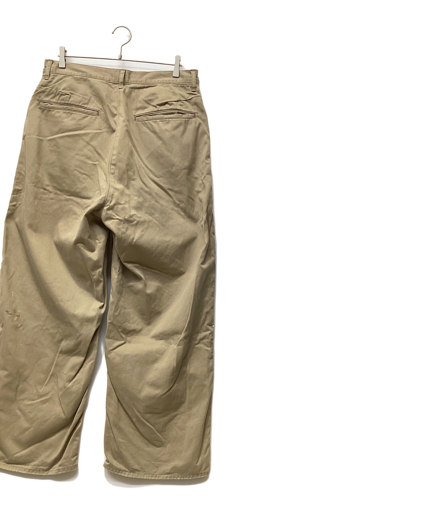 中古・古着通販】ANCELLM (アンセルム) REMAKE WIDE CHINO TROUSERS