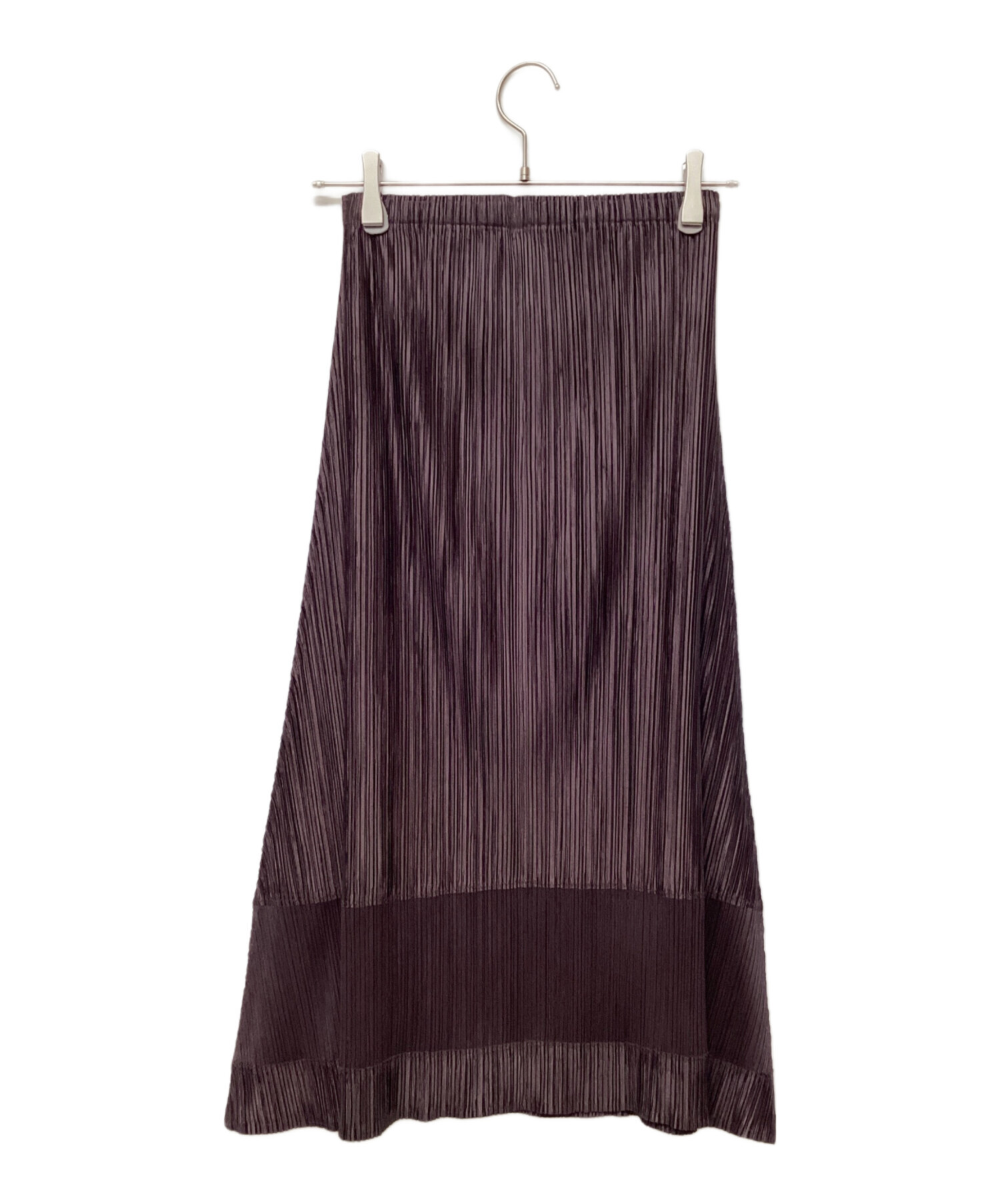 お値下げしました！　　PLEATS PLEASE プリーツスカート 中古・古着通販】PLEATS PLEASE (プリーツプリーズ) バイカラー切替