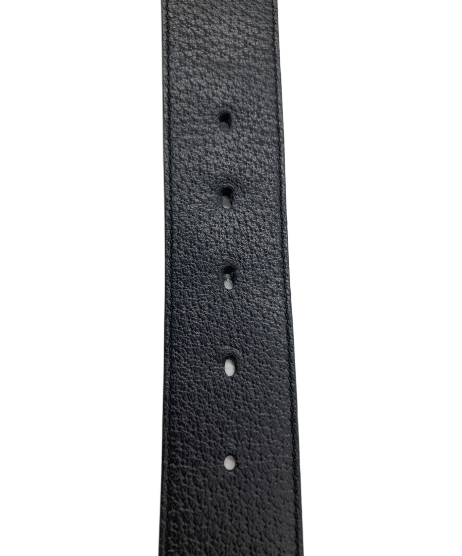 グッチ GUCCI ダブルG バックル ベルト 衣料品 レザー レディース ブラック系 【中古】 中古・古着通販】GUCCI (グッチ) ダブルGバックル ベルト ブラック