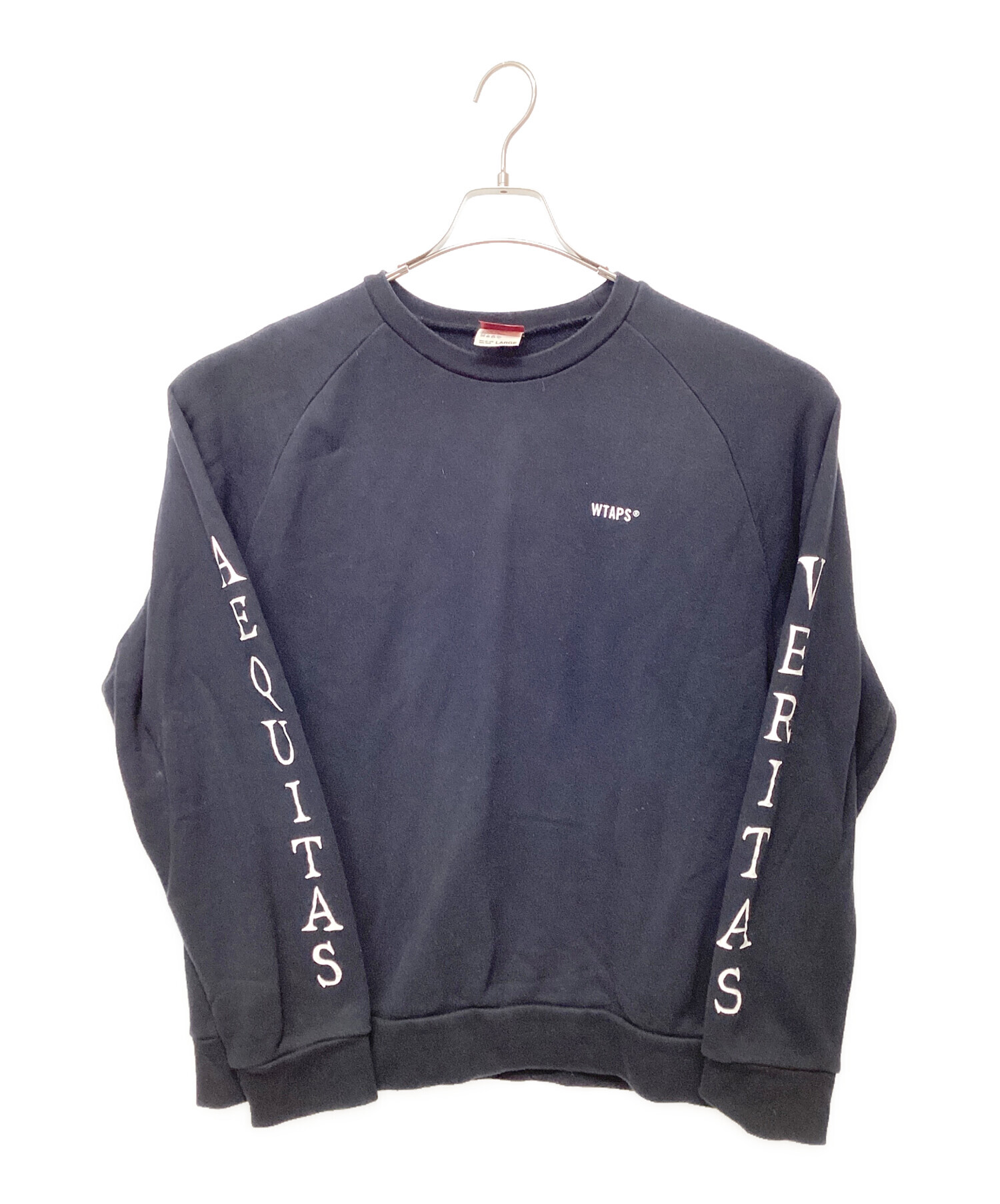 中古・古着通販】WTAPS (ダブルタップス) ロゴスウェット ブラック 