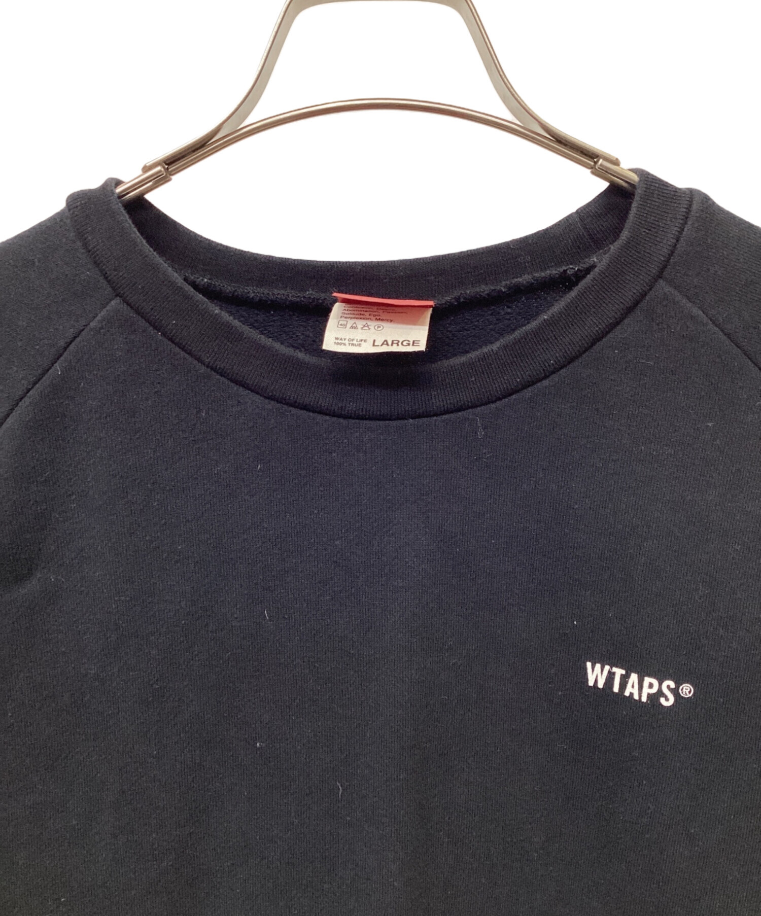 中古・古着通販】WTAPS (ダブルタップス) ロゴスウェット ブラック 