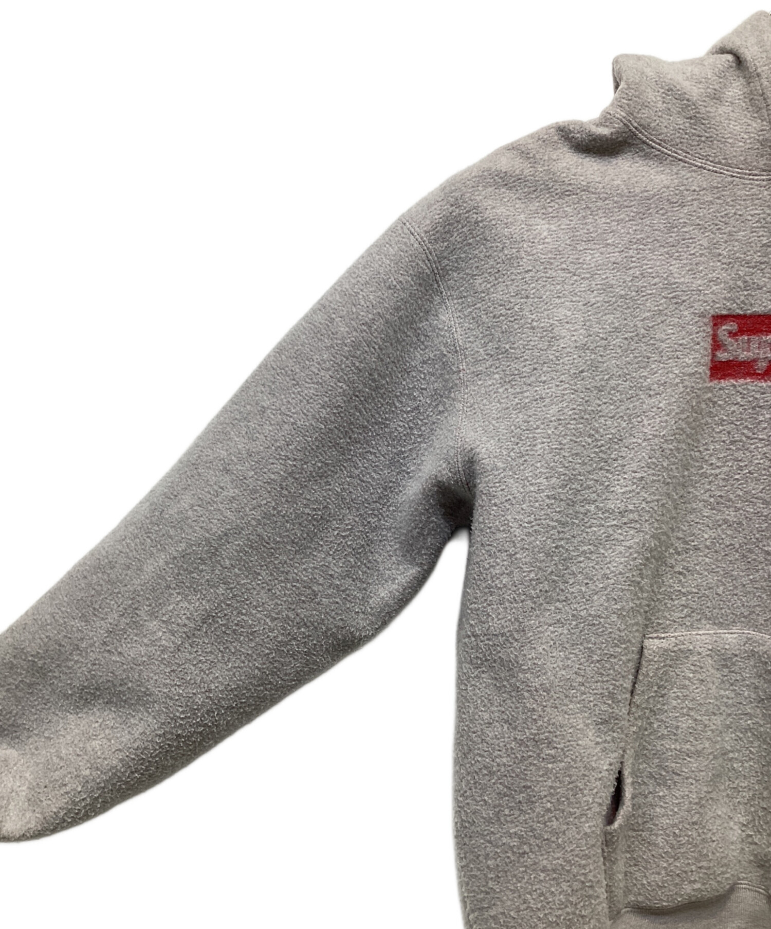 中古・古着通販】SUPREME (シュプリーム) プルオーバーパーカー グレー 