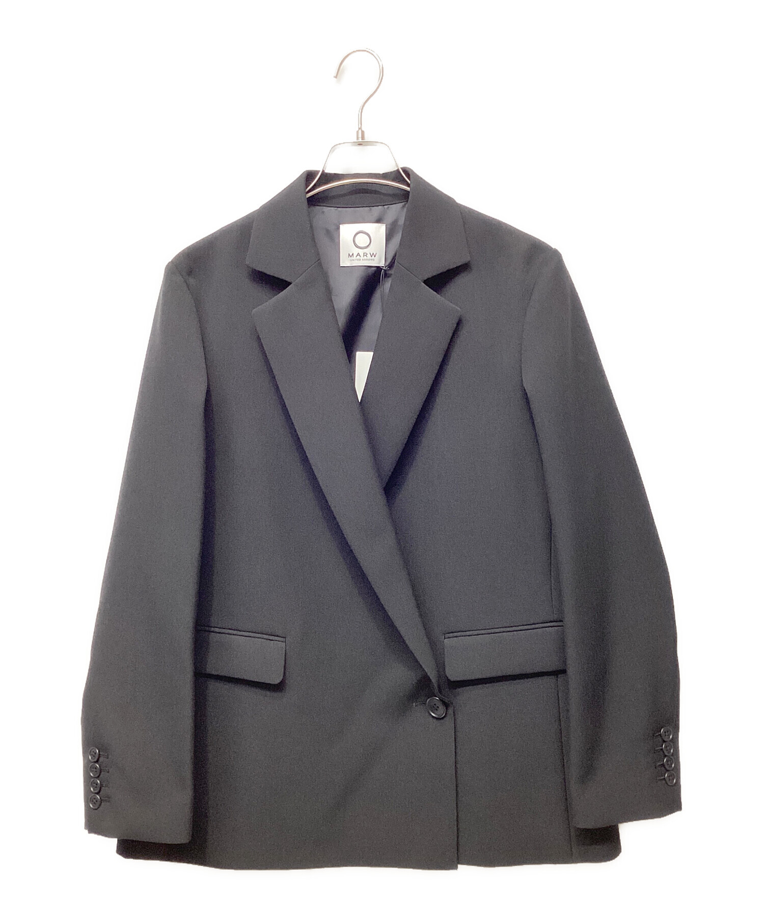 【ほぼ新品】MARW UNITED ARROWS グレー テーラードジャケット 中古・古着通販】MARW UNITED ARROWS (マルゥ ユナイテッドアローズ