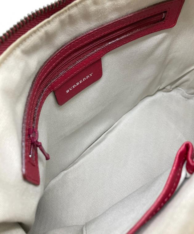 BURBERRY バーバリー ショルダーバッグ - ピンク 【古着】【中古】 中古・古着通販】BURBERRY BLUE LABEL (バーバリーロンドンブルー