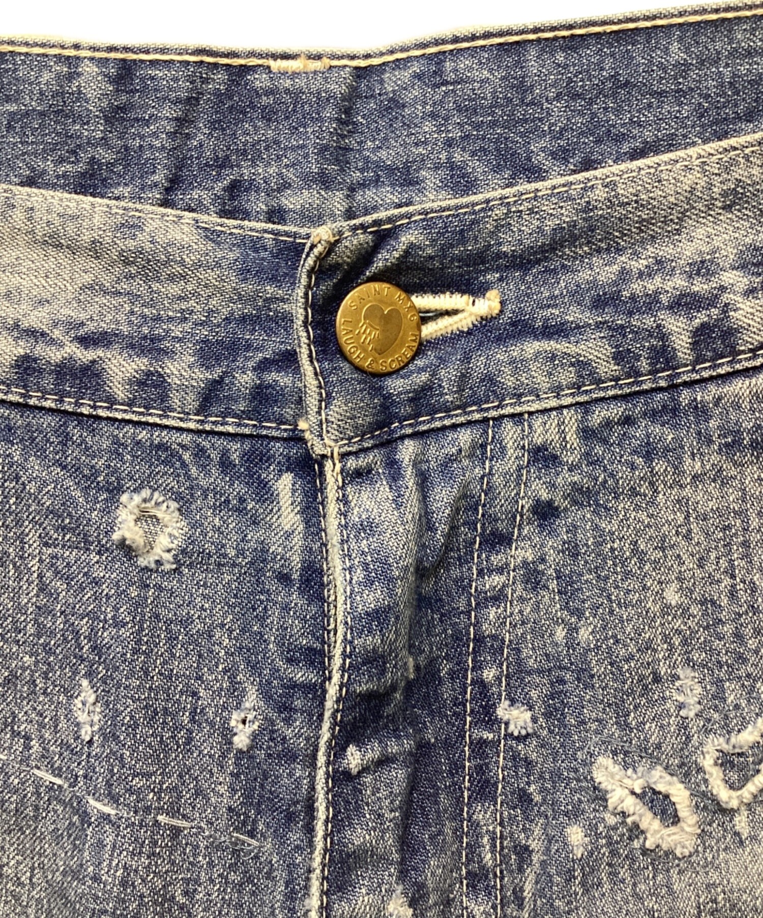 中古・古着通販】SAINT MICHAEL (セントマイケル) DOUBLE KNEE/DENIM 