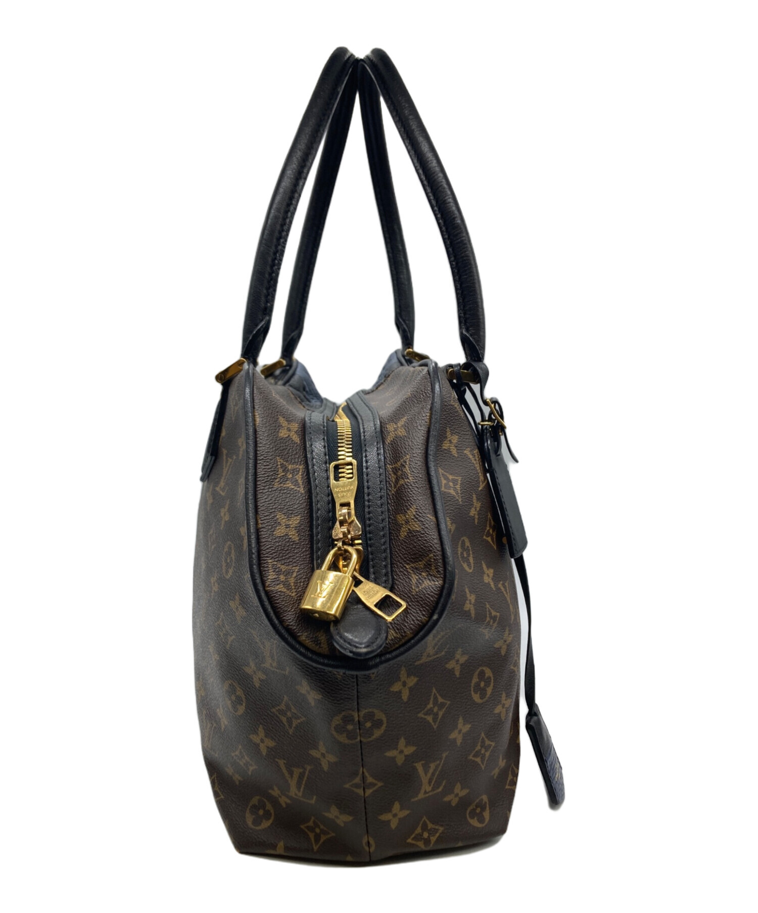 Louis Vuitton ハンドバッグ。バッグ ダークブラウン 中古・古着通販】LOUIS VUITTON (ルイ ヴィトン) ハンドバッグ
