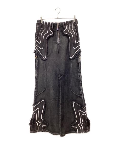 中古・古着通販】GUAPI (グアピ) Iron Grey Meteor Denim ブラック