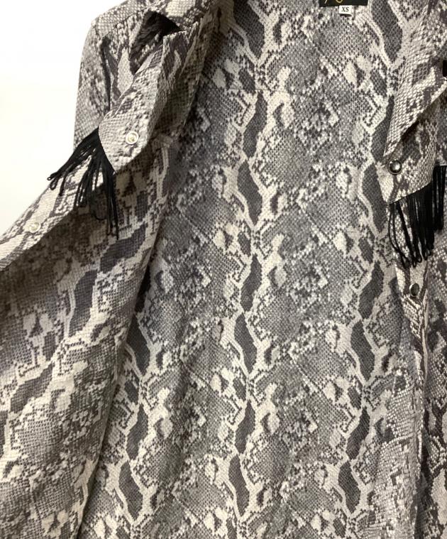 中古・古着通販】Needles (ニードルズ) 長袖シャツ グレー サイズ:XS