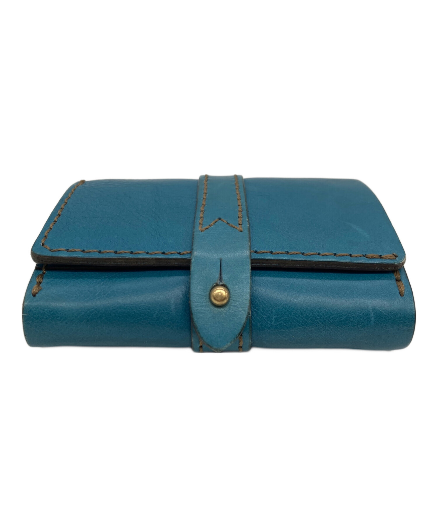 中古・古着通販】Herz (ヘルツ) 2つ折り財布 ブルー｜ブランド・古着