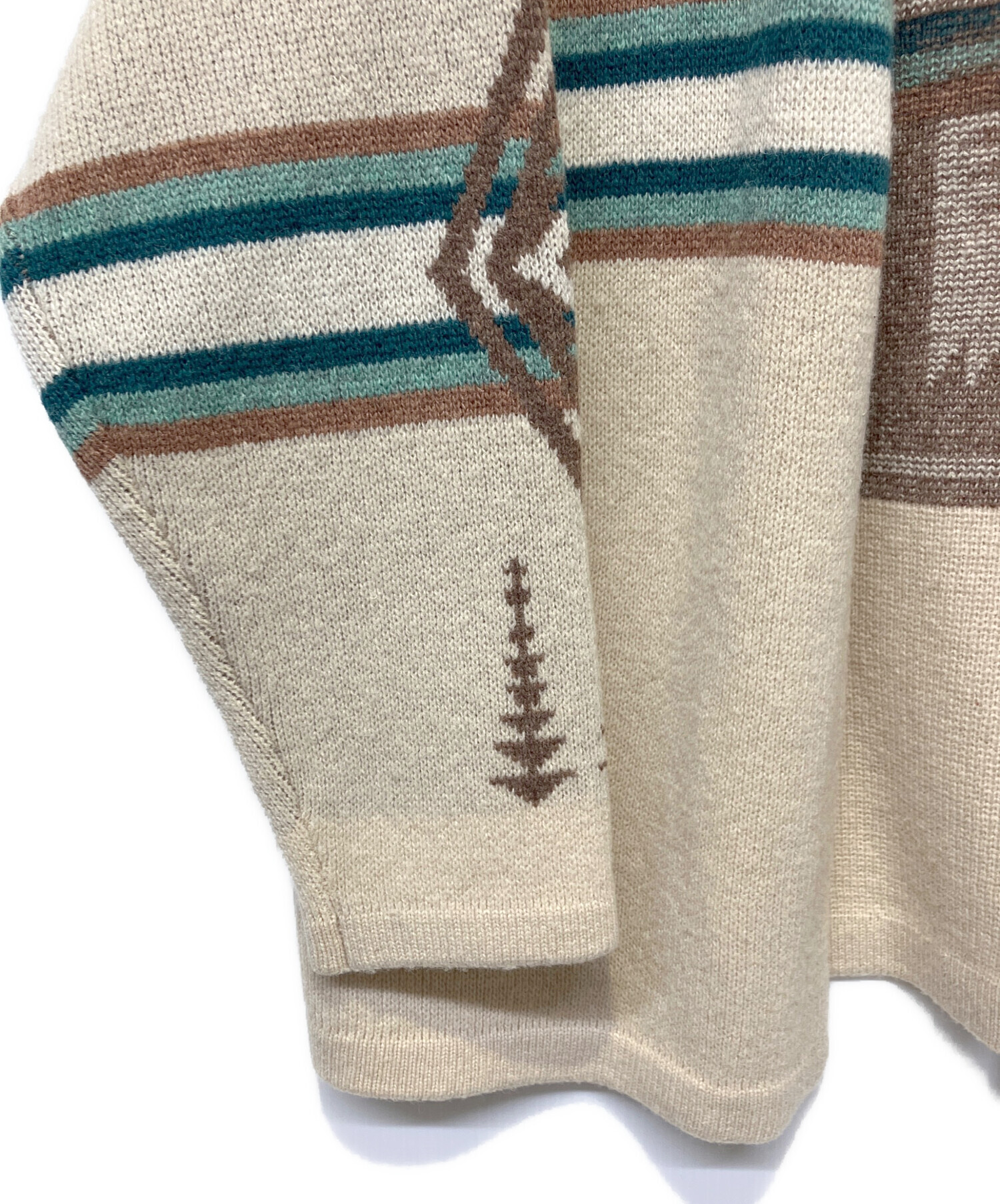 中古・古着通販】PENDLETON (ペンドルトン) 厚手カーディガン ベージュ 