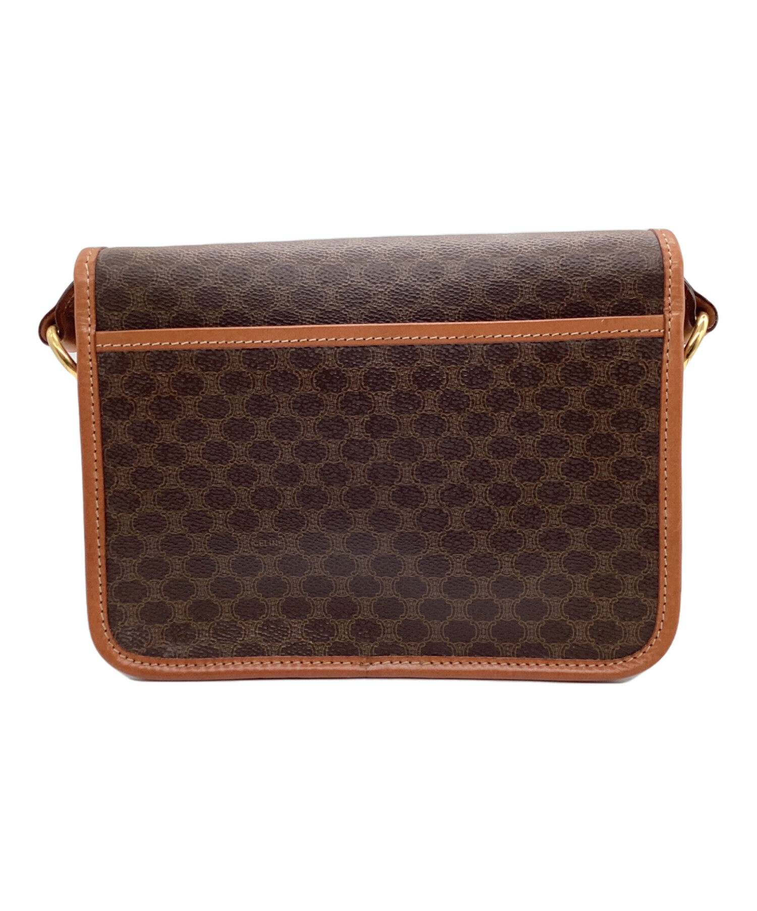 CELINE ダークブラウン ショルダーバッグ CELINE ダークブラウン ショルダーバッグ