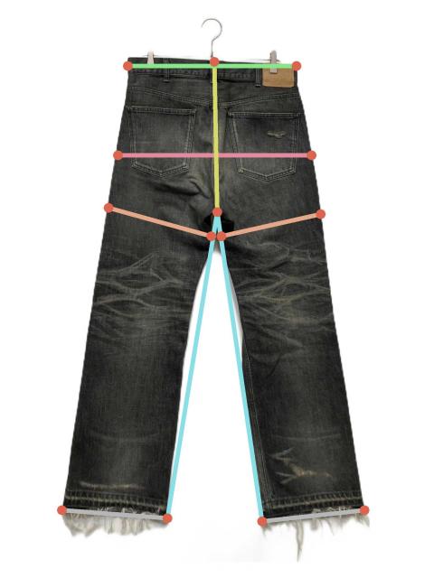 中古・古着通販】CELINE (セリーヌ) ウェスリージーンズ ブラック