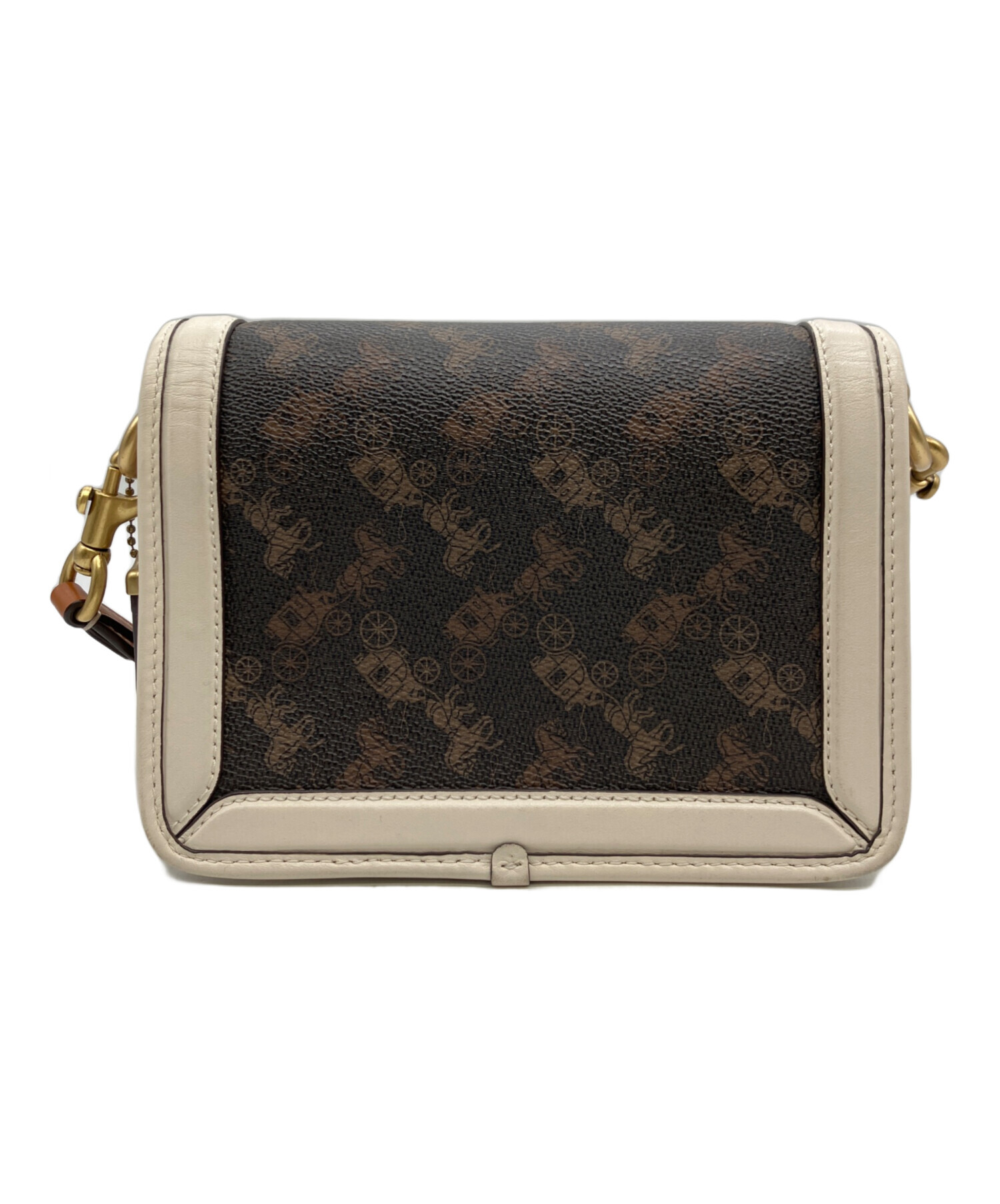 中古・古着通販】COACH (コーチ) ミニショルダーバッグ ホワイト 