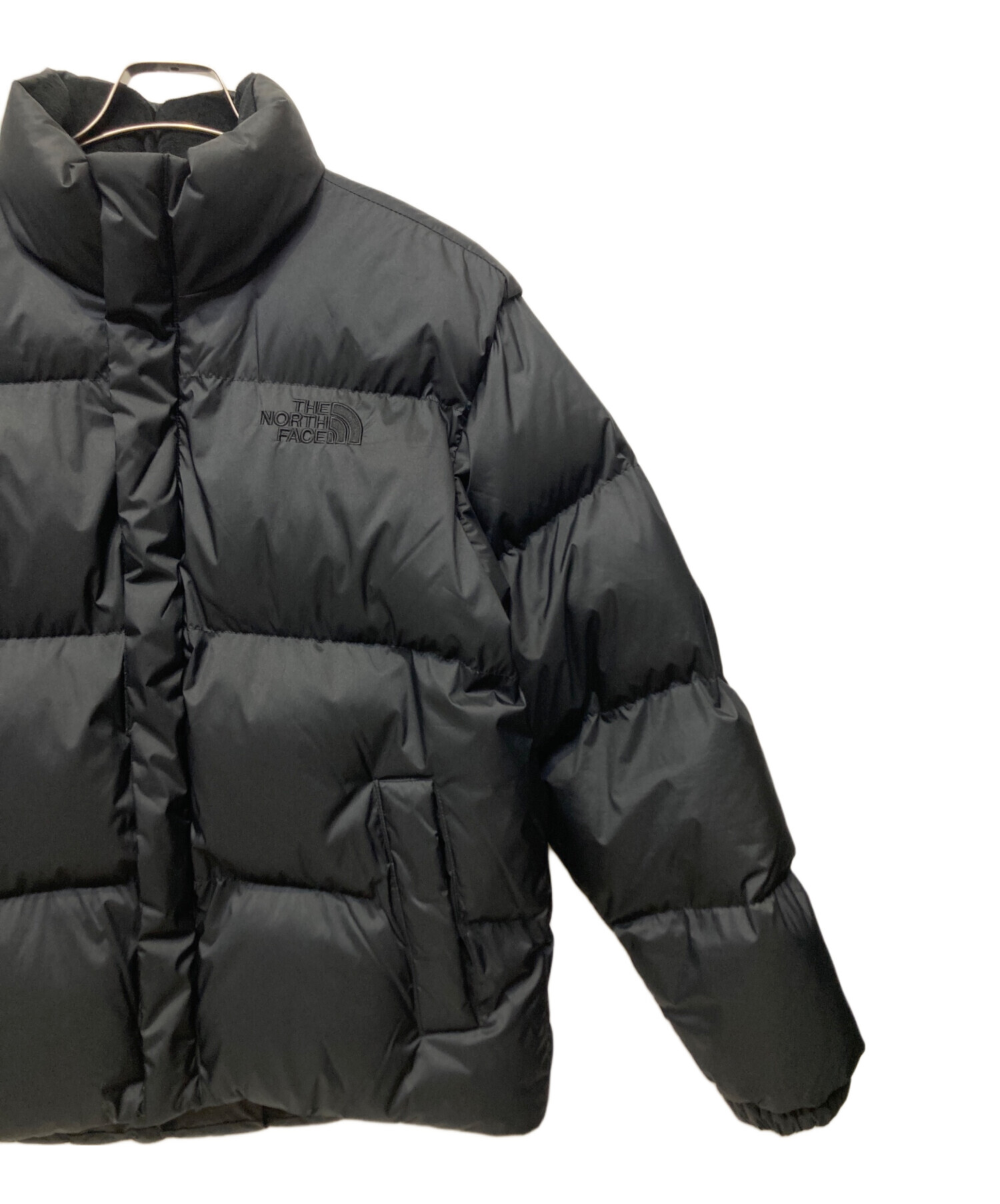THE NORTH FACE ブラックダウンジャケット M/95 中古・古着通販】THE 
