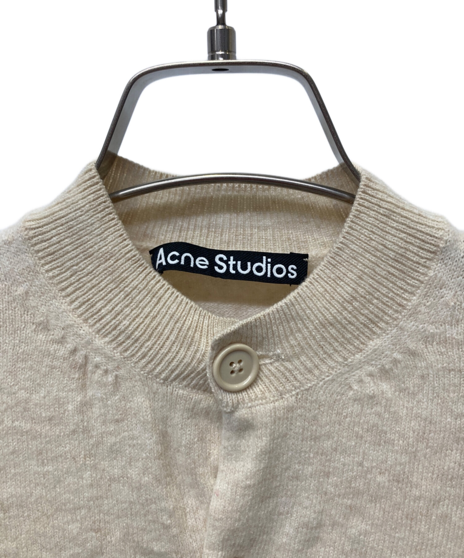 Acne Studios☆クルーネックカーディガンXS Acne Studios - クルーネックカーディガン - ブラック