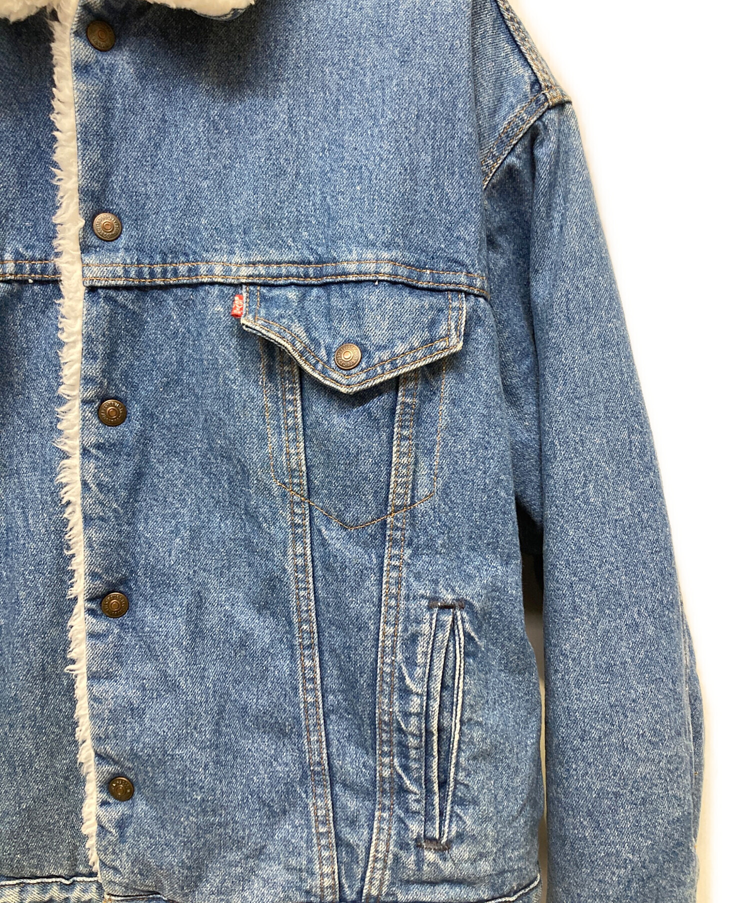 中古・古着通販】LEVI'S (リーバイス) ボアデニムジャケット