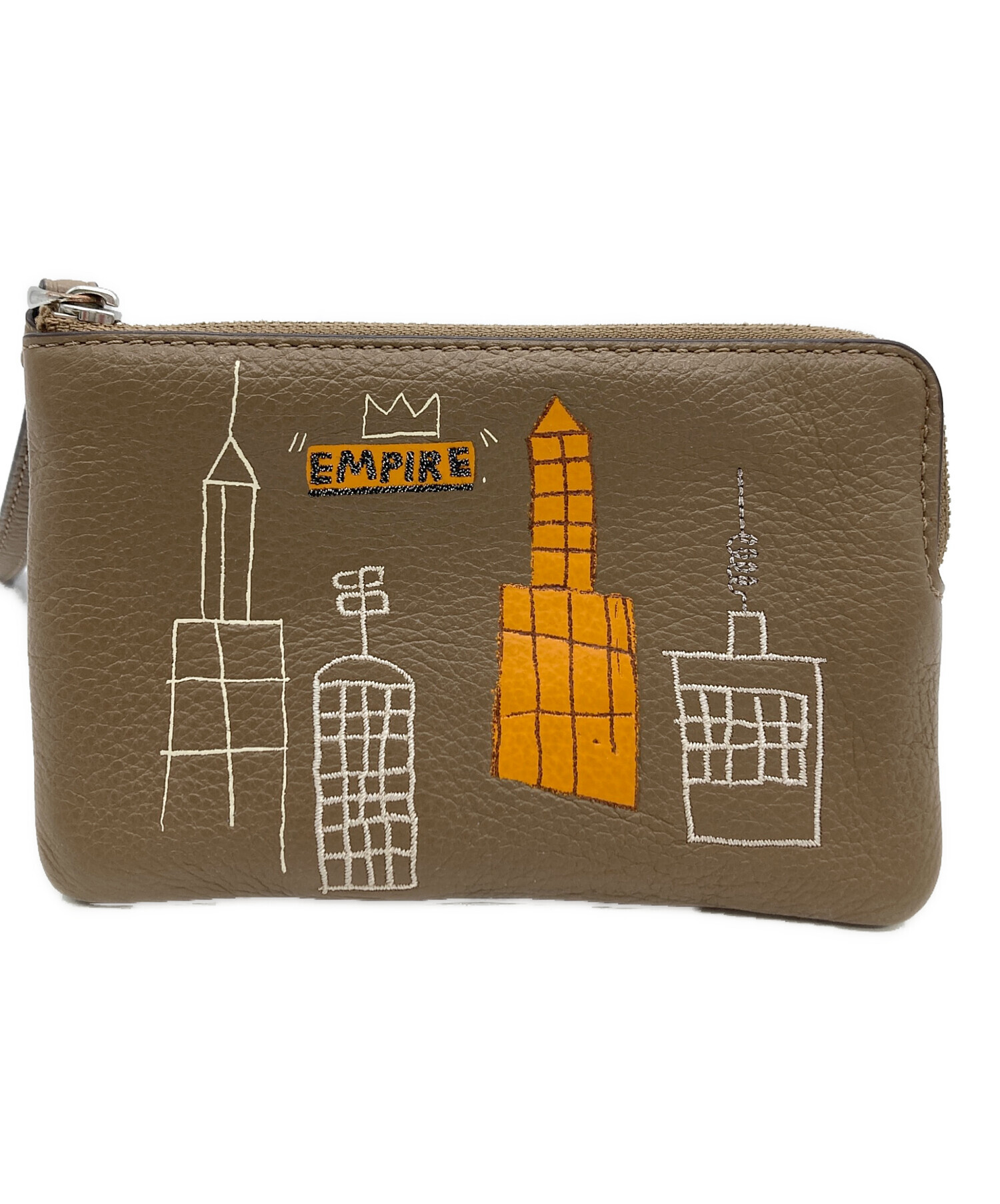 中古・古着通販】COACH (コーチ) ポーチ ベージュ｜ブランド・古着通販 